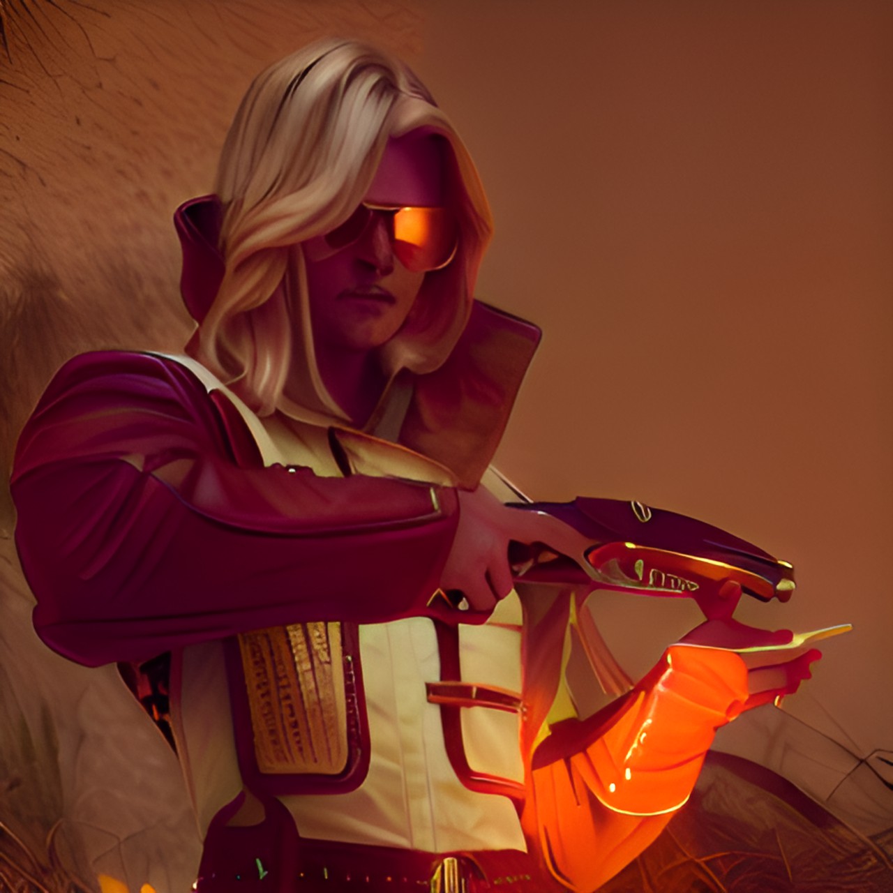 golden gunslinger blonde hair preview