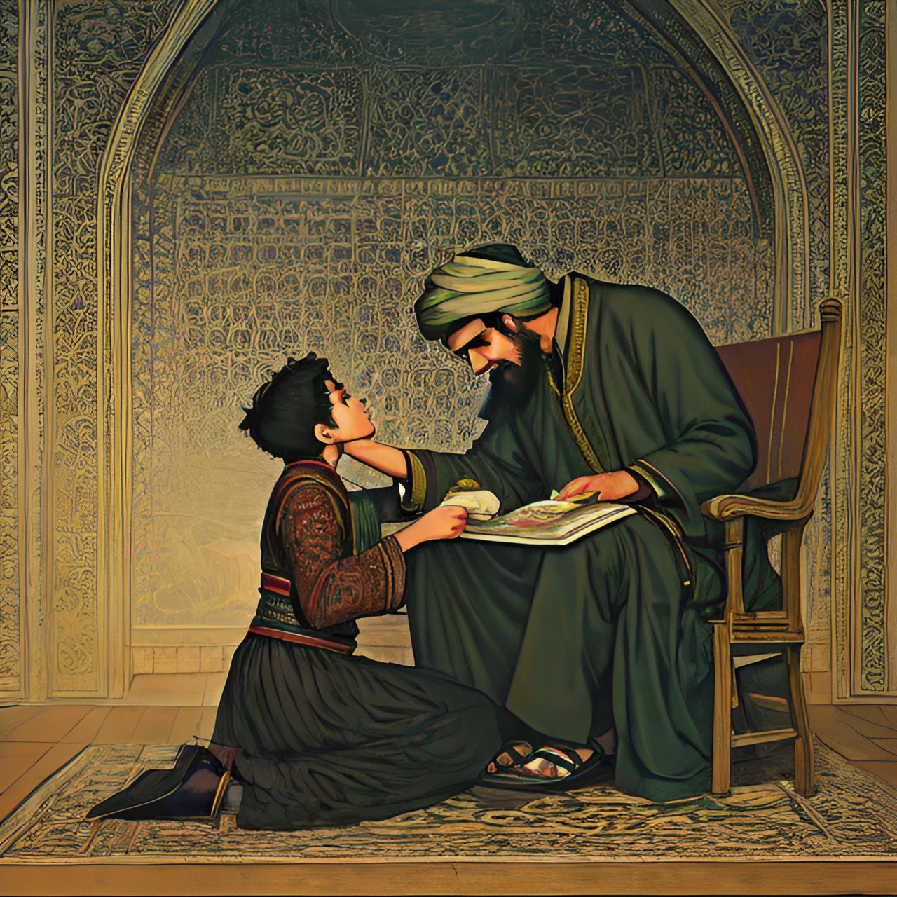 Babur & Umar Shaik - babur being mentored by his father umar shaikh preview