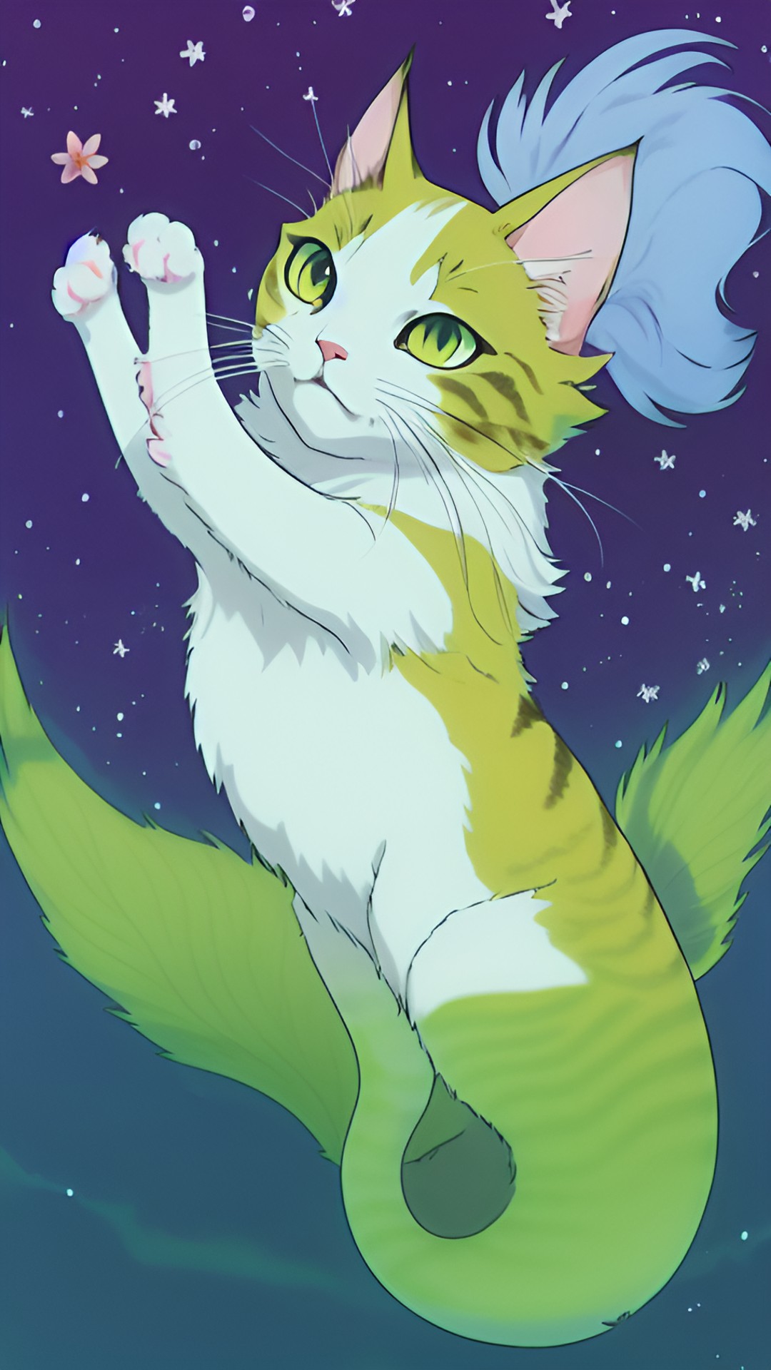 cat mermaid preview