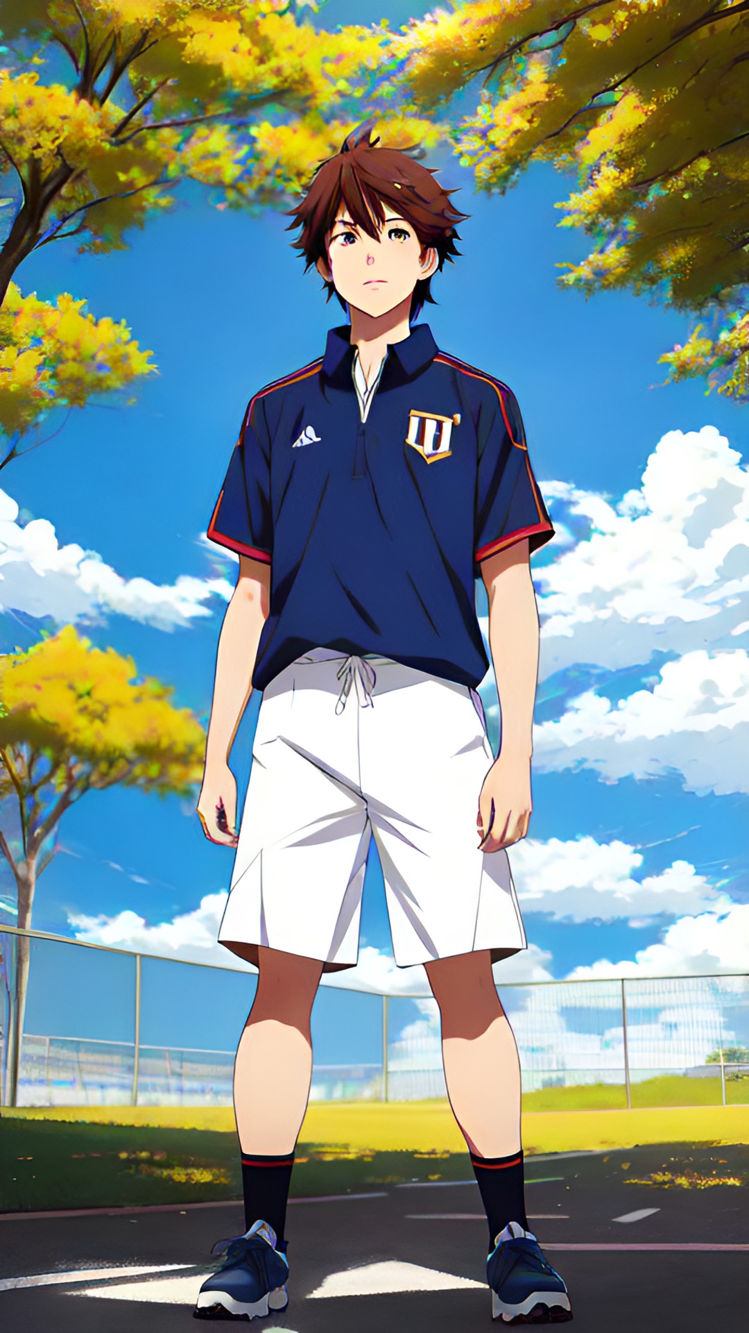 joven anime hombre deportista elegante preview