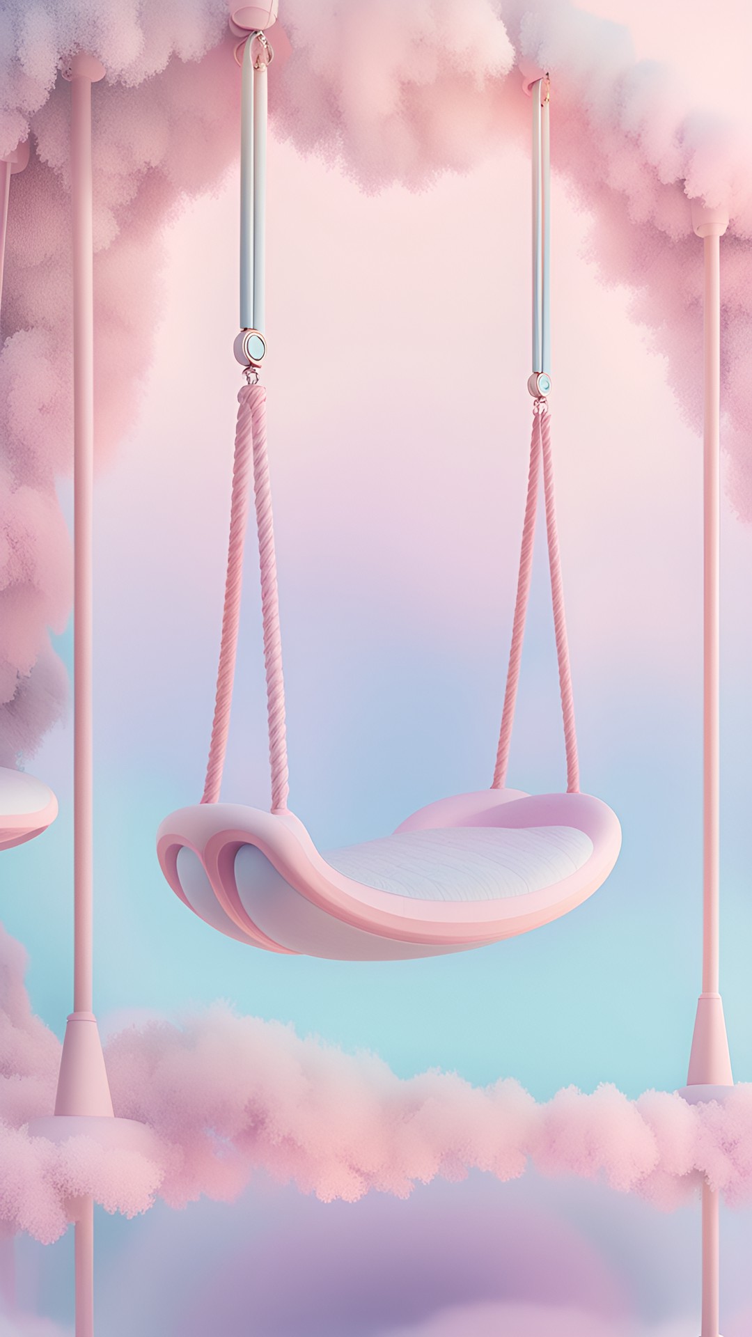 Dreamy Swing - dreamlike pastel ethereal playground swings preview