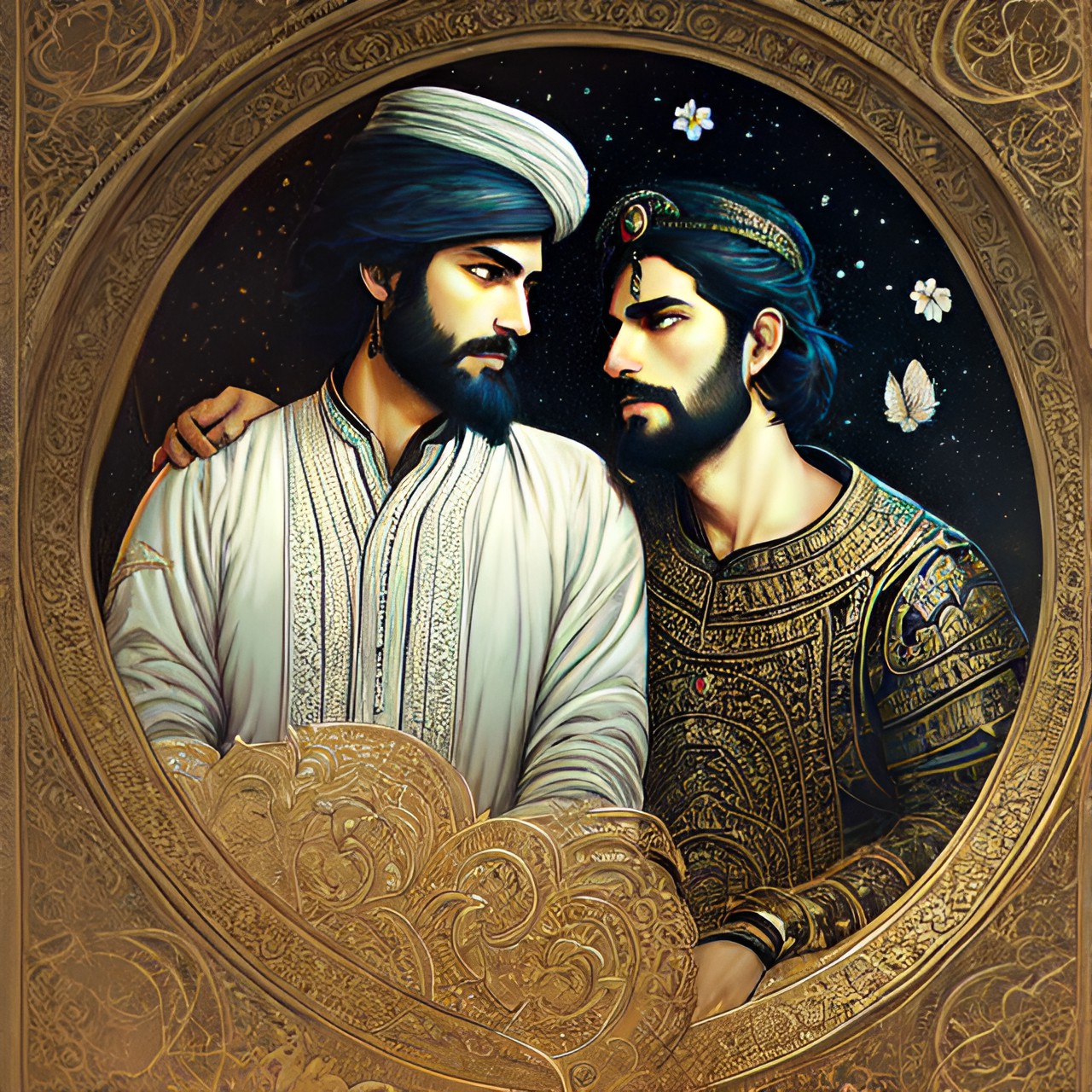 Babur and Baburi - babur and his male lover in love preview