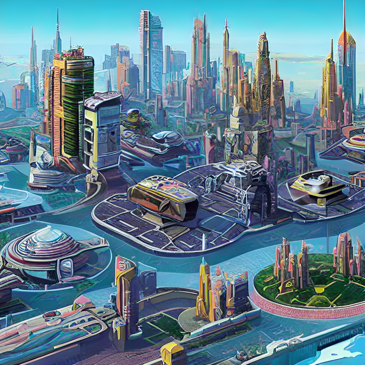 City - futuristic city preview