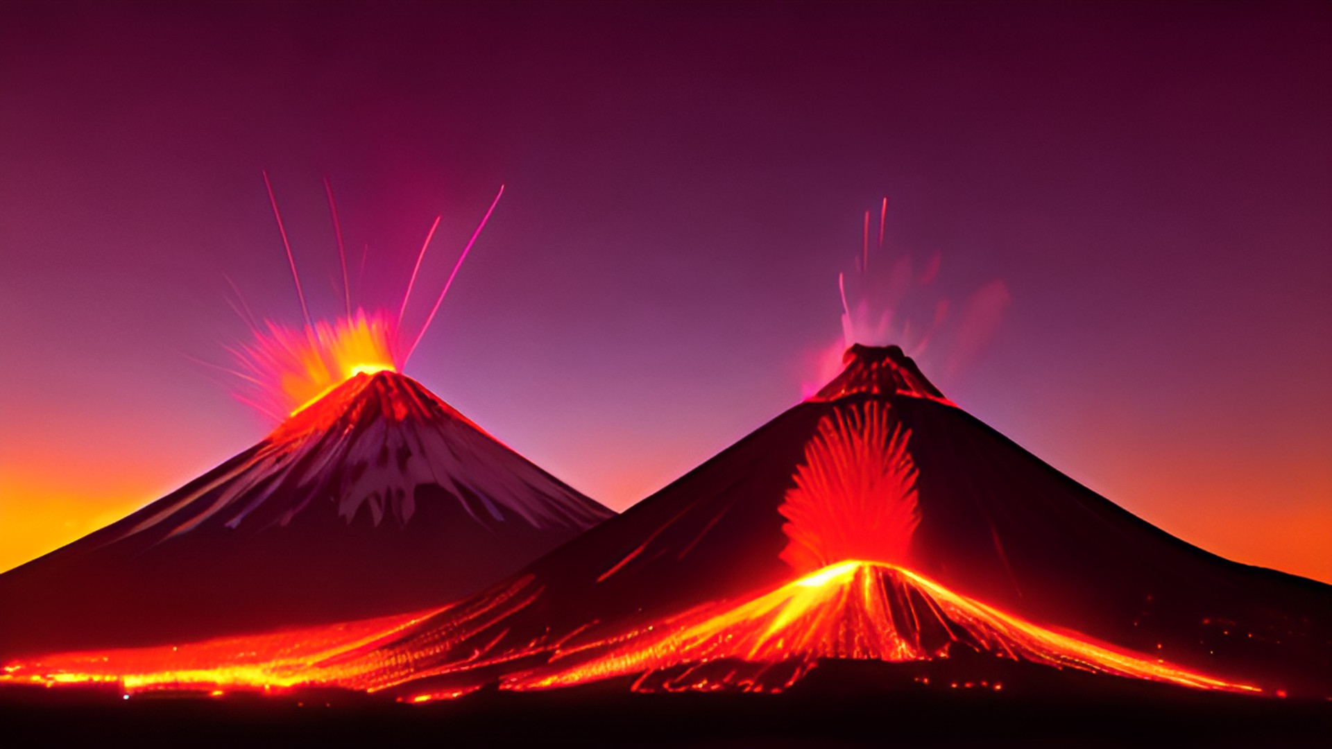 Erupting volcano - erupting volcano preview