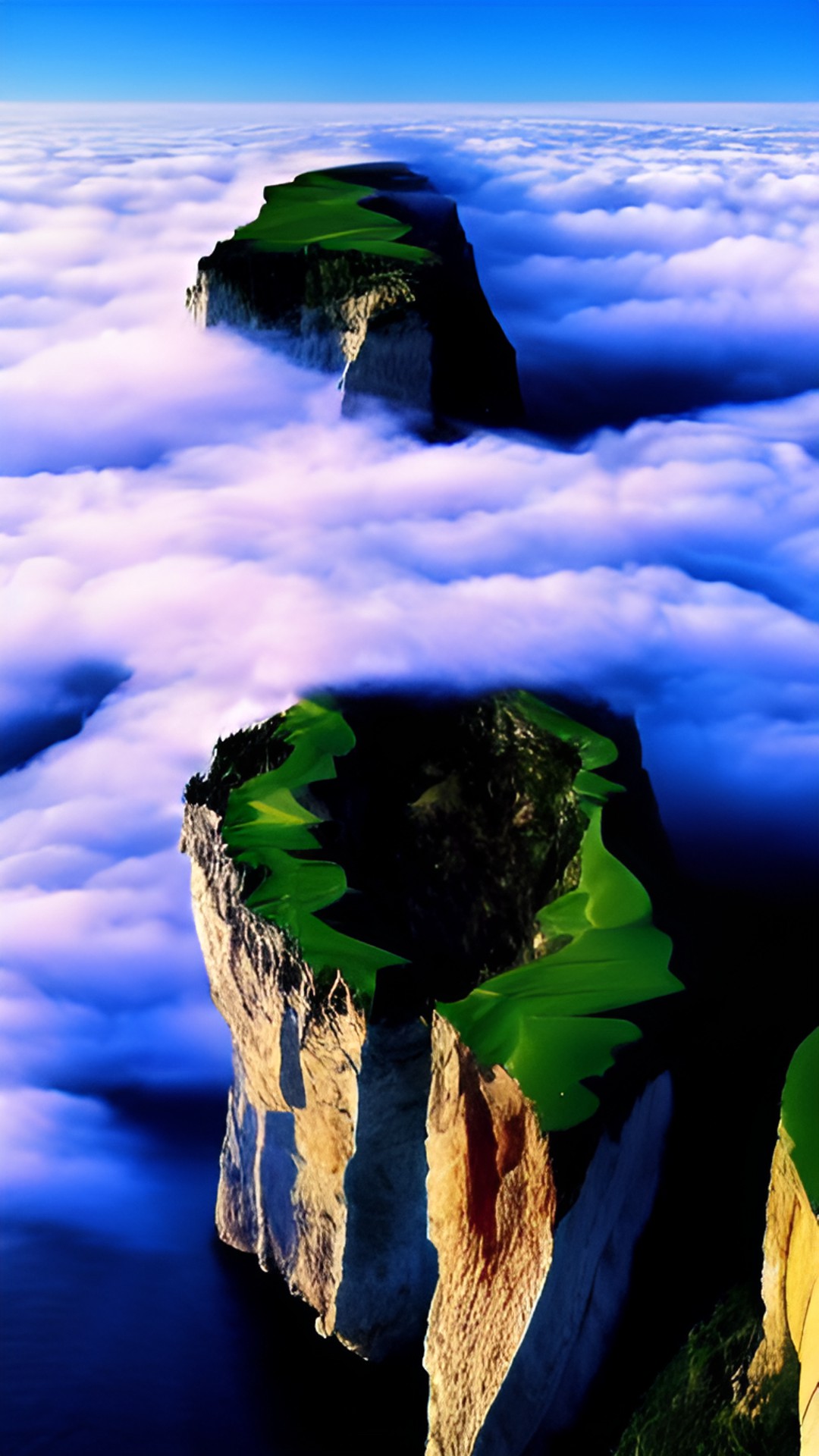 cliffs in the clouds preview