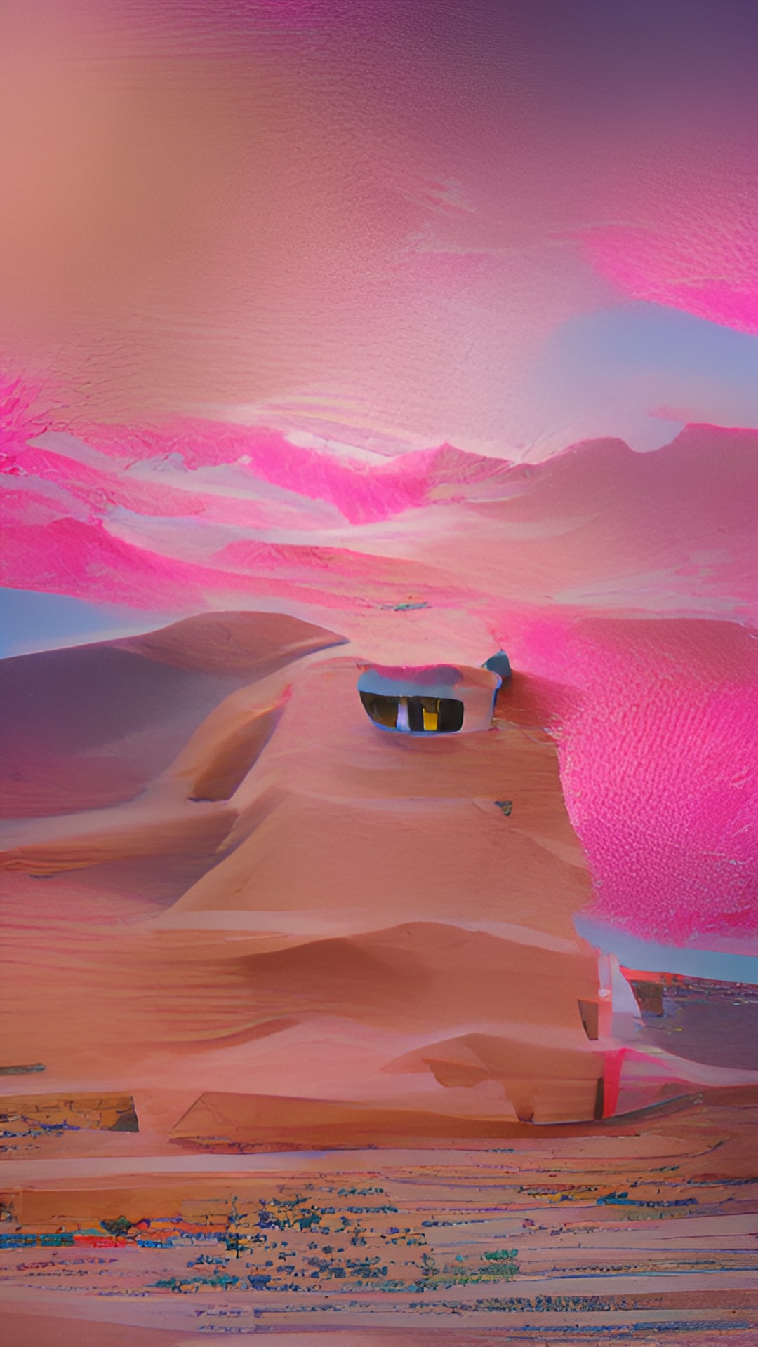 not what I asked for - pink lion in a desert preview