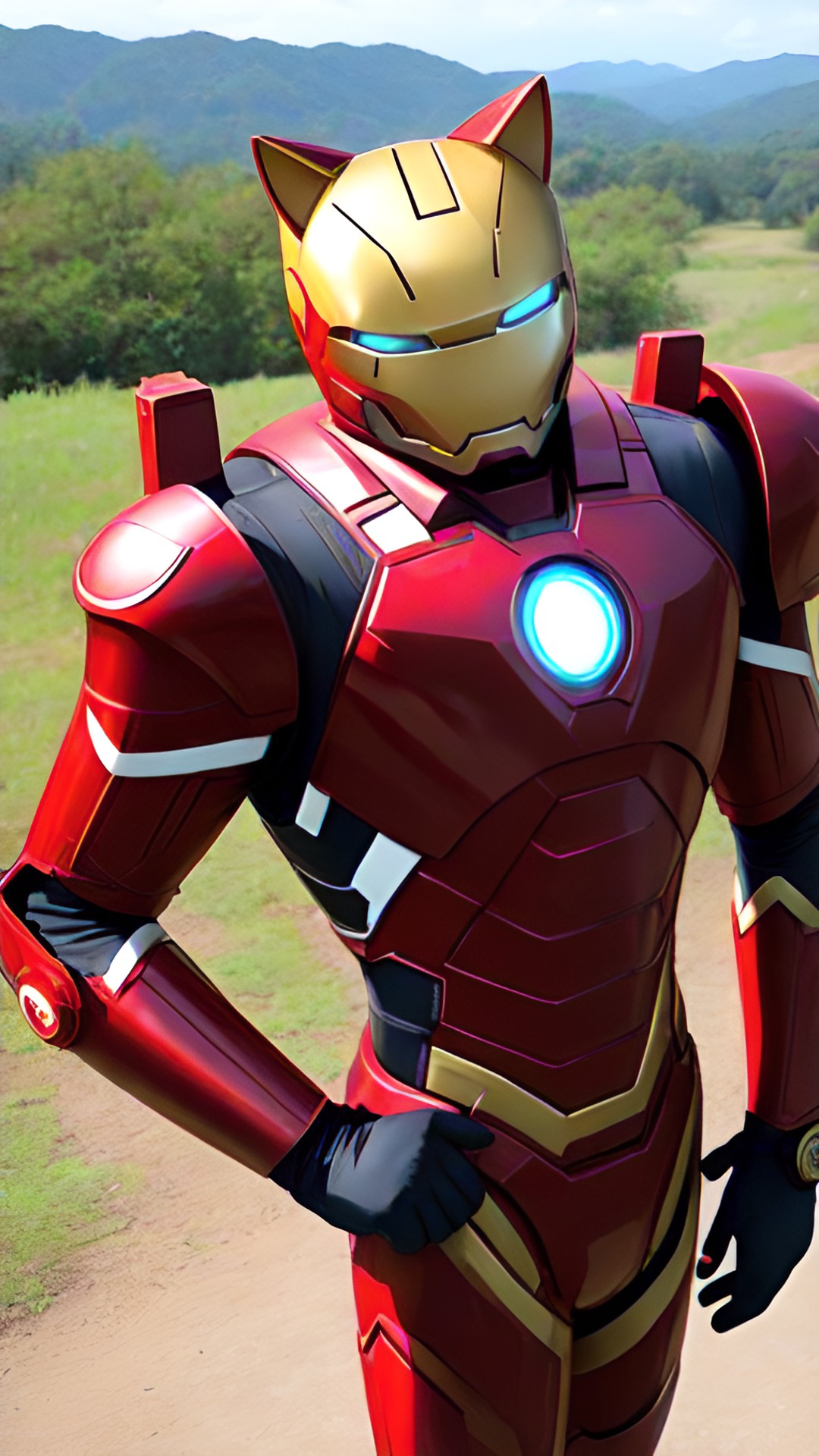 Ironcat - a cat in a ironman suit preview