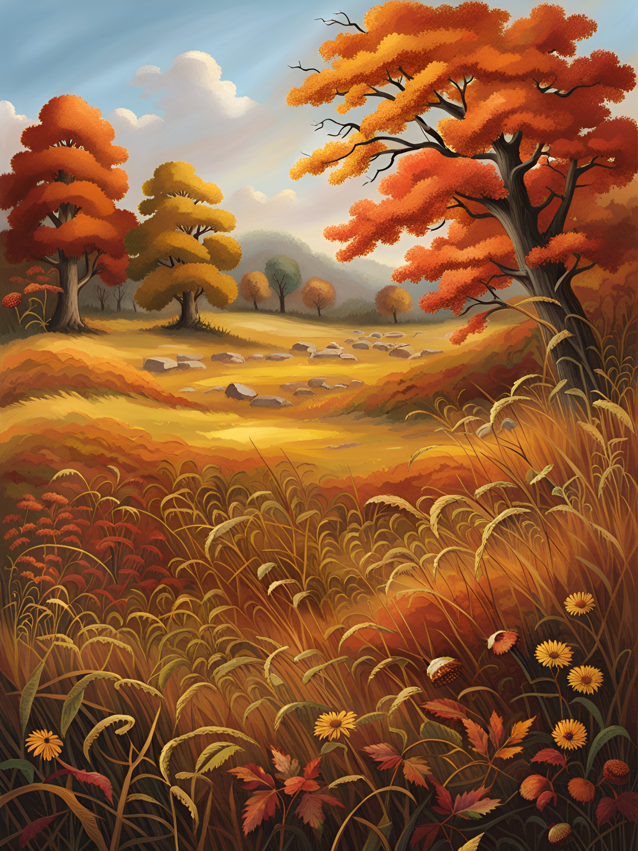 autumn meadow preview