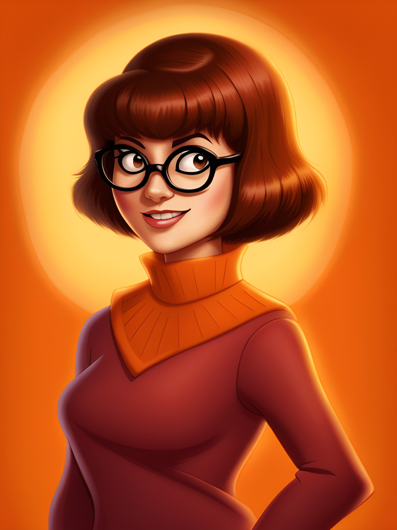 velma dinkley if she was illustrated by disney preview