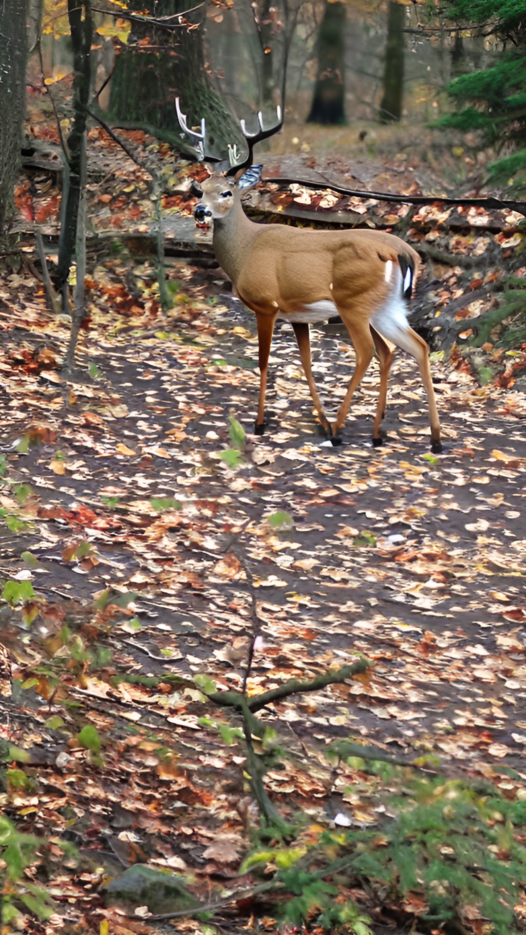 Deer in forest - deer preview