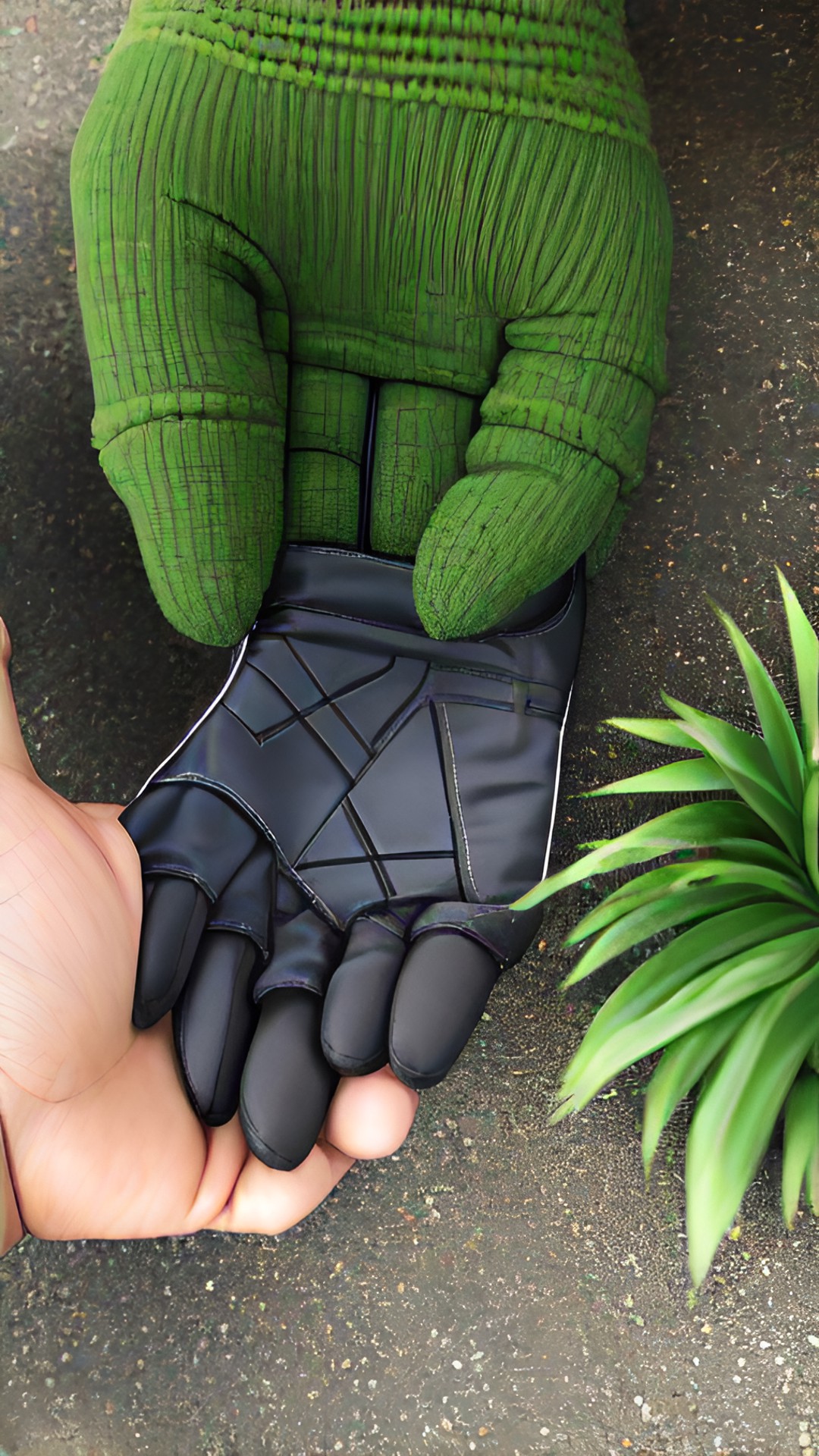 human’s palm preview