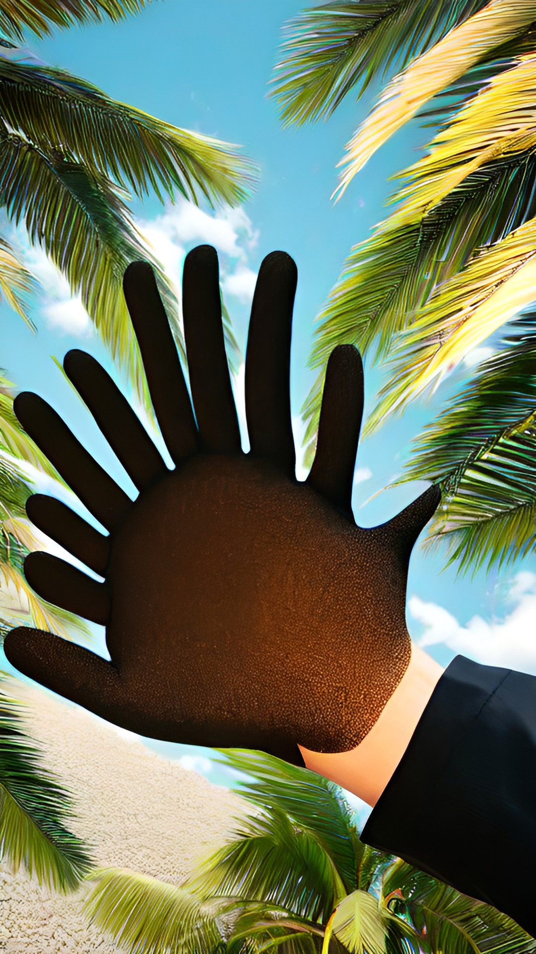 human’s palm preview