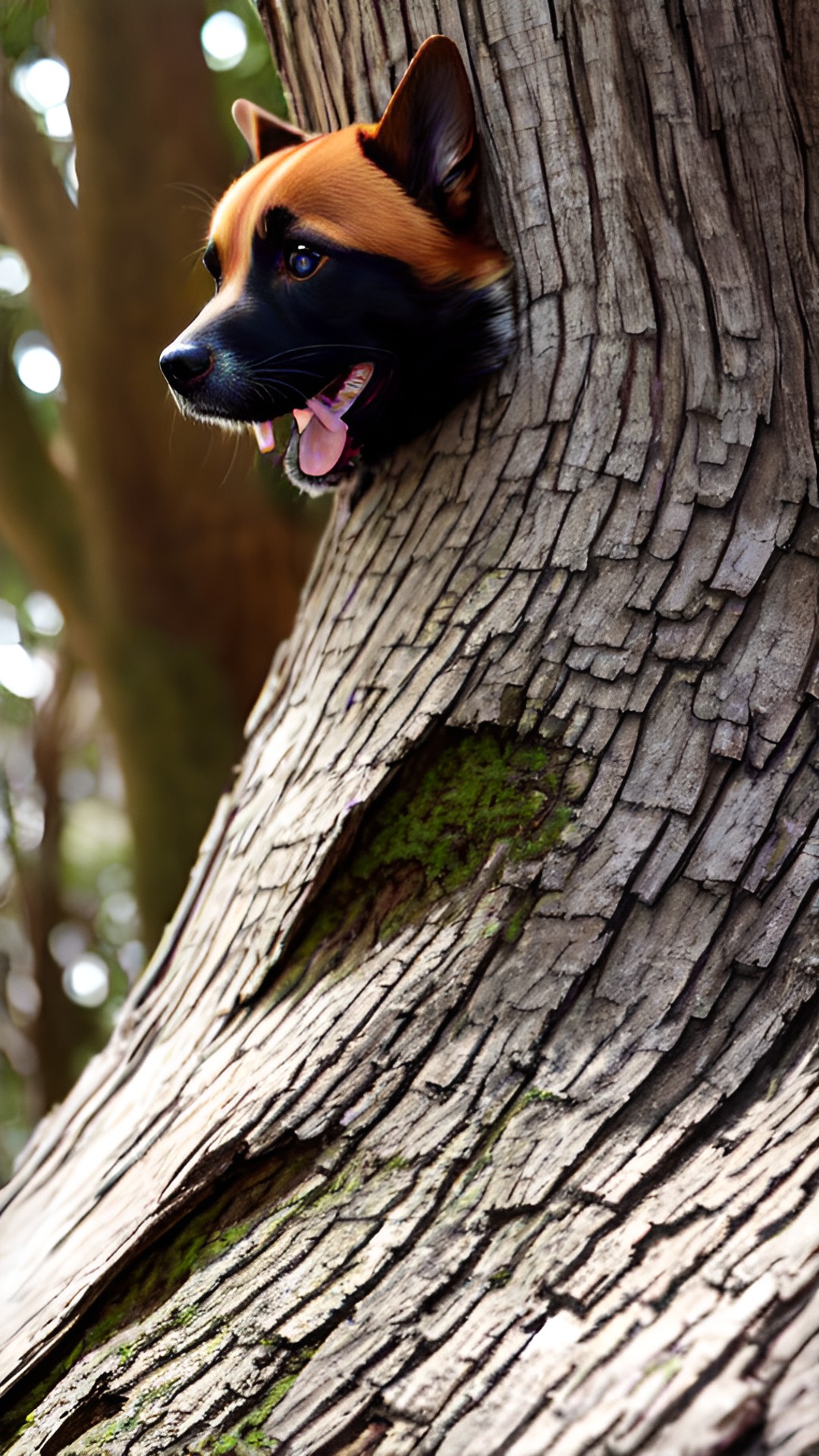 barking bark made of bark preview