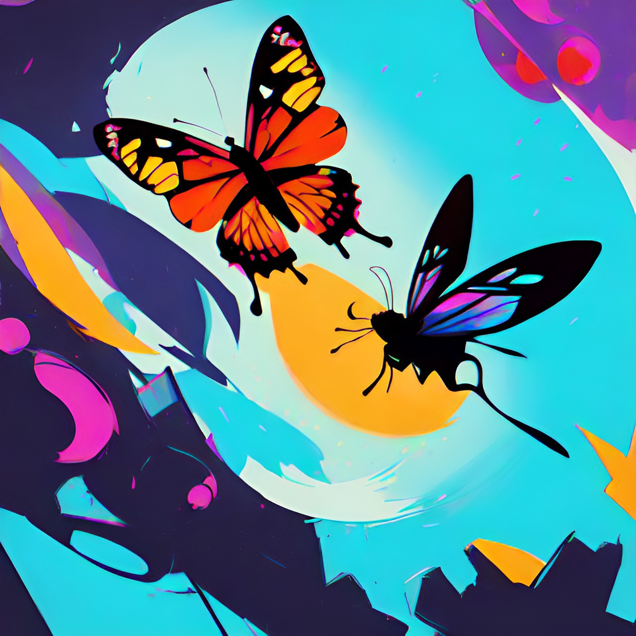 simple, cute butterfly preview