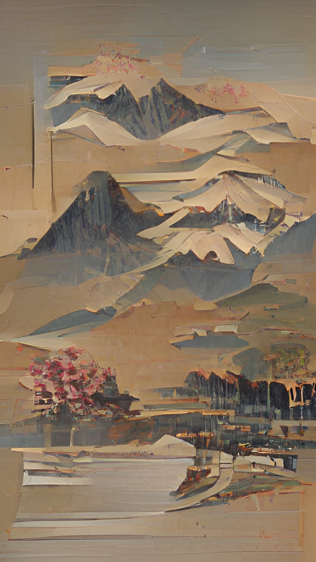 a landscape with mountains preview