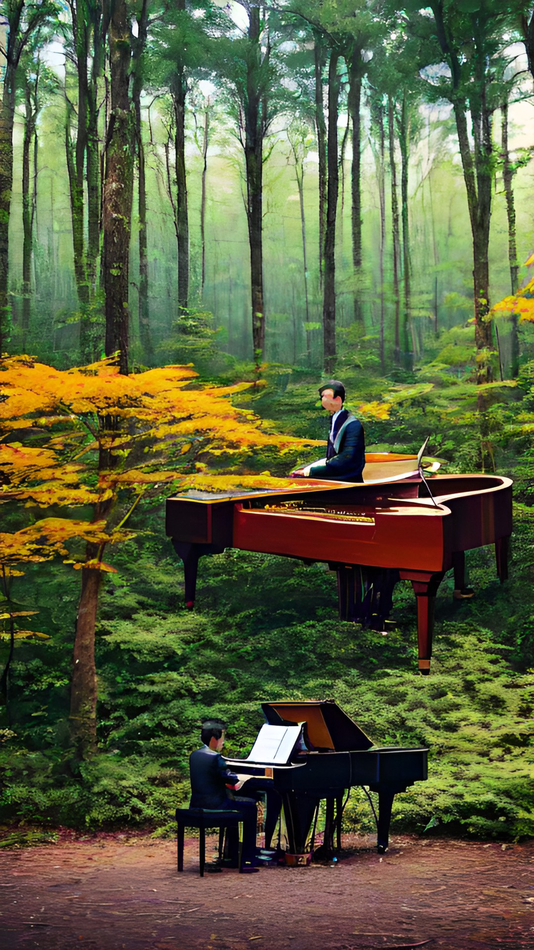 forest, festival, man behind piano, mosquito preview