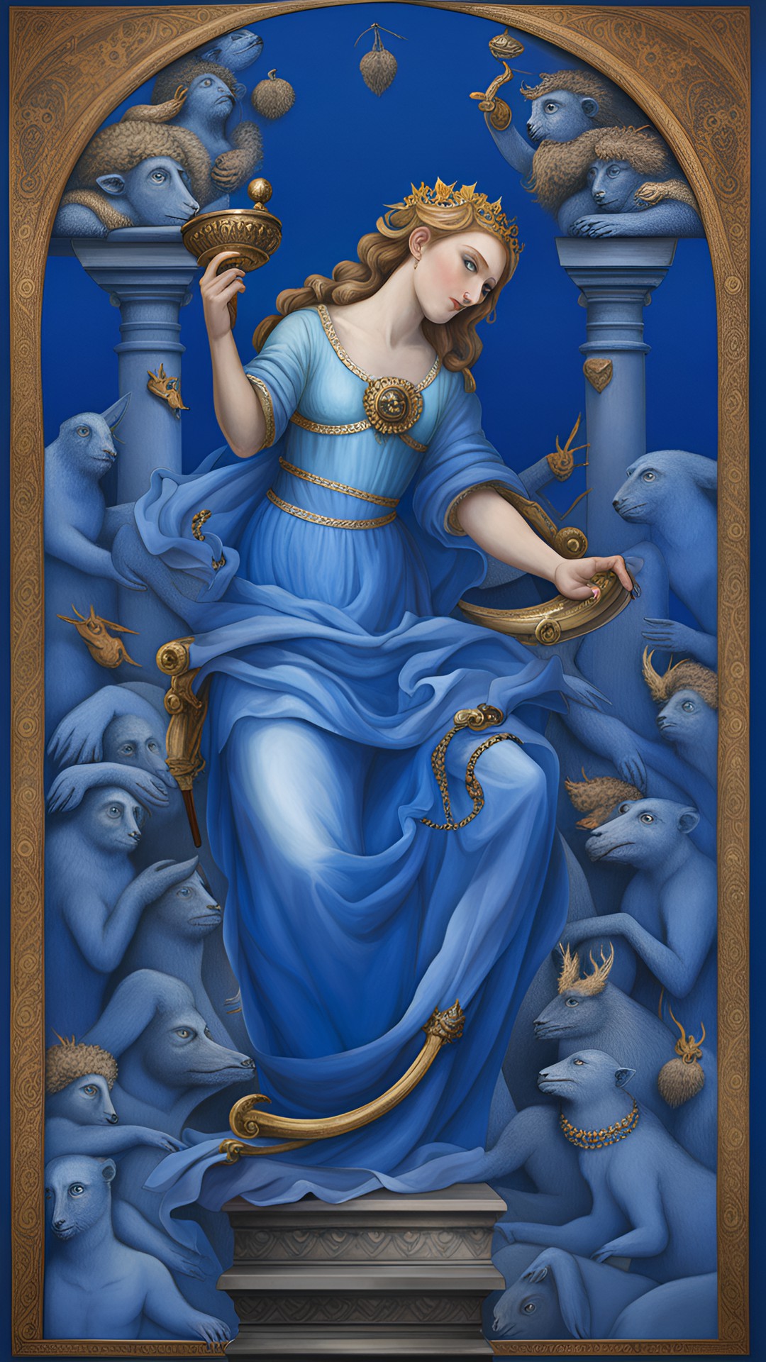 allegory in blue preview