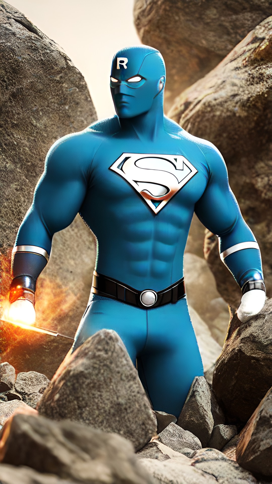 The invicible - a man fused his dna  together with a rock to make a superhero that looks like a rock preview