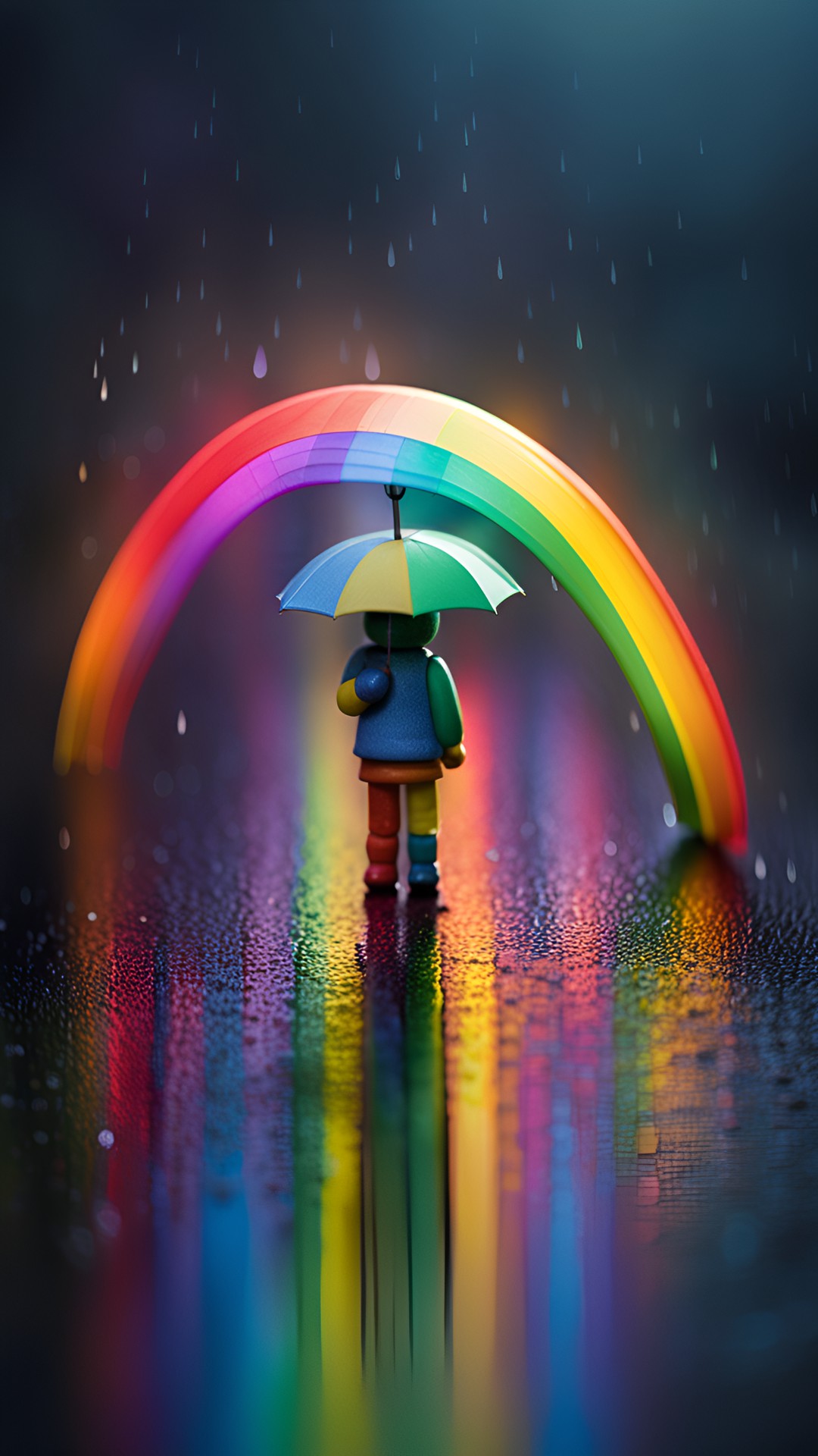 rainbow in the rain preview