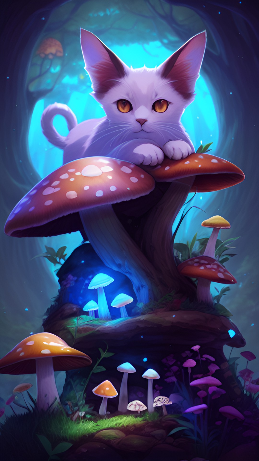 Mush Cat - berus cat, mushrooms preview