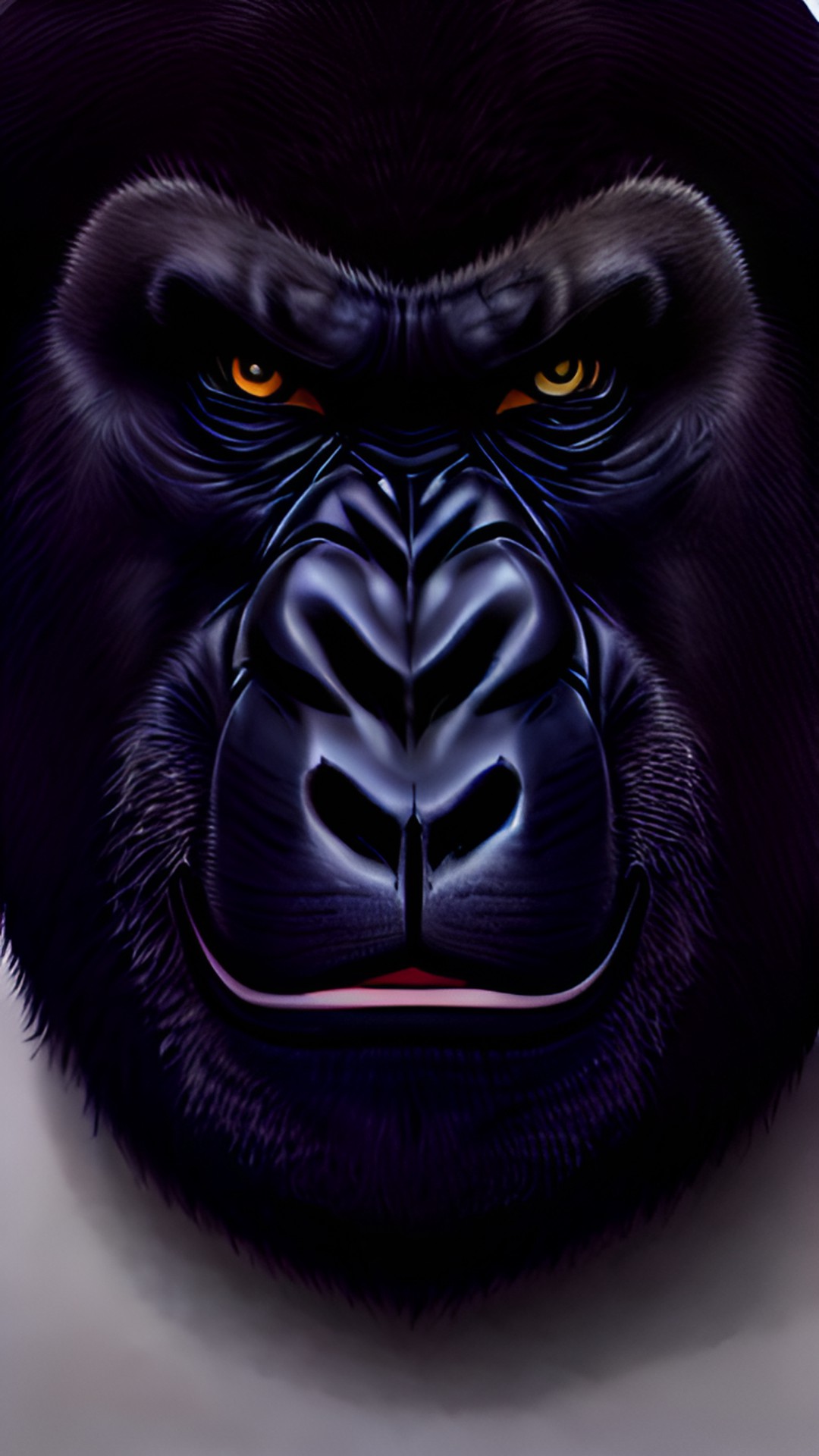 angry gorilla drawing preview