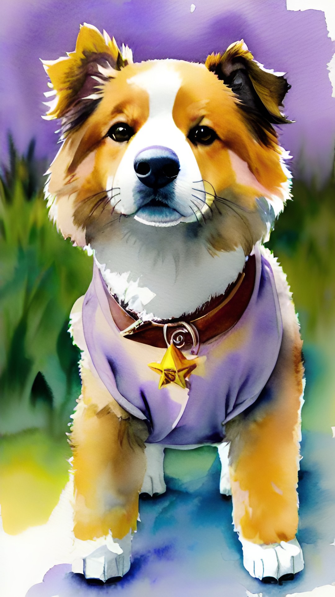 dog with purple fur preview