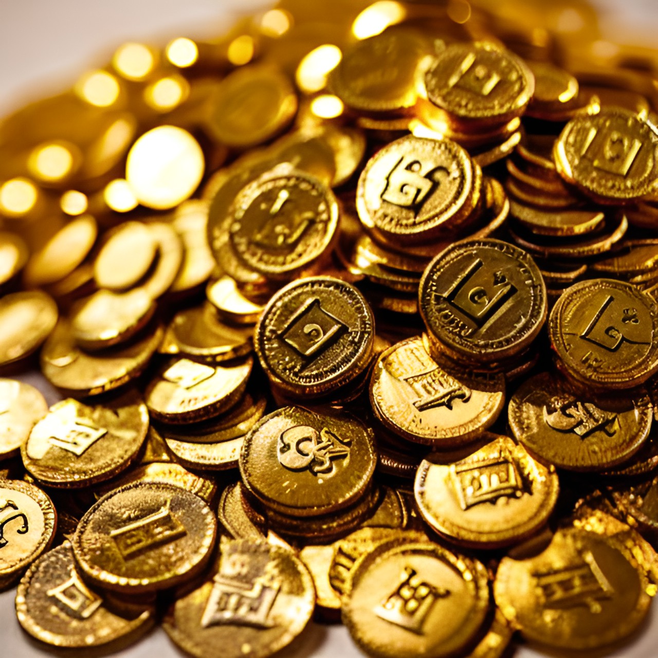 a mound of gold coins preview