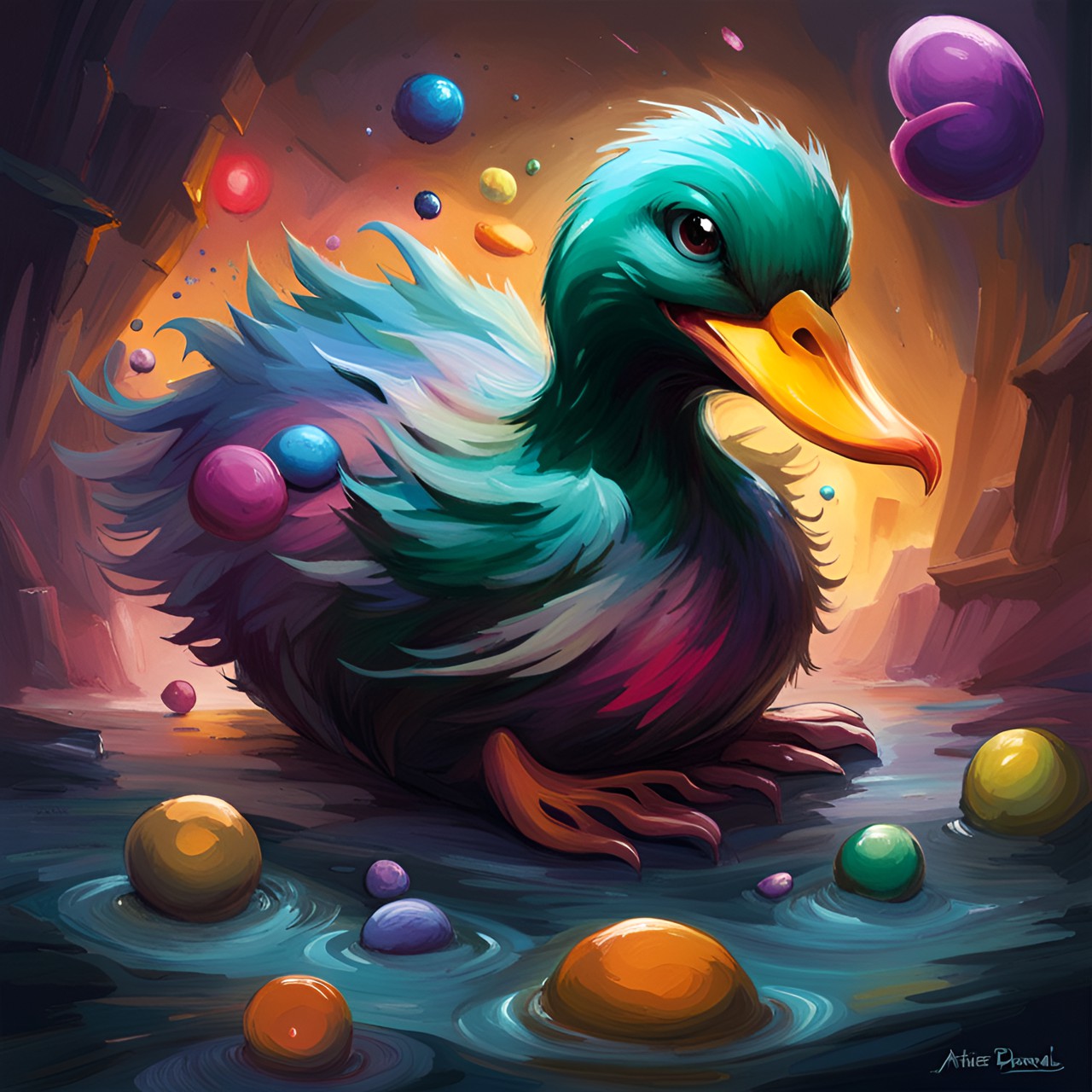 I’m a gummy duck - duck bomb - a bomb in the shape of a duck. it's cute and harmless-looking, but it's deadly! preview