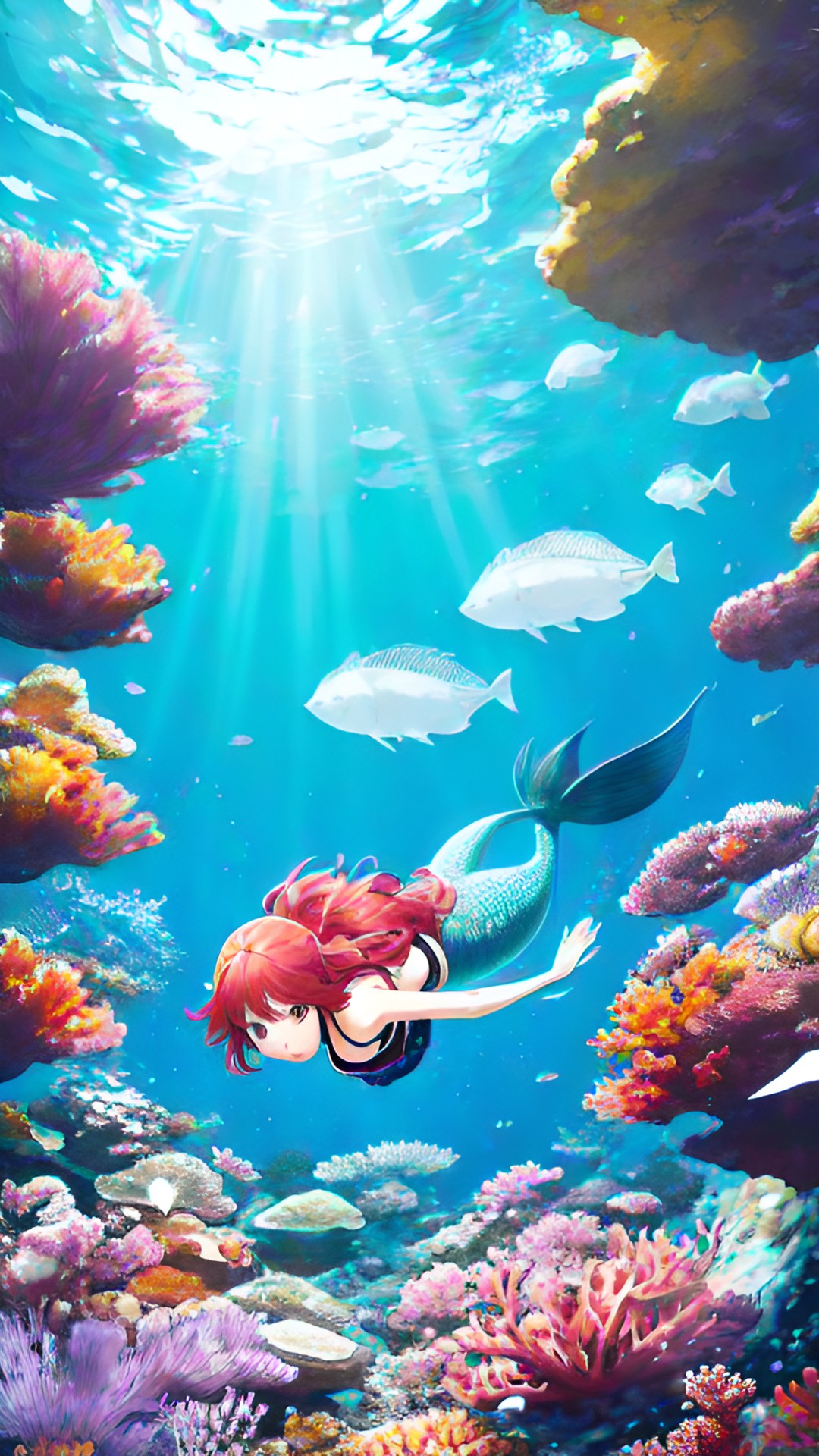 mermaid underwater preview