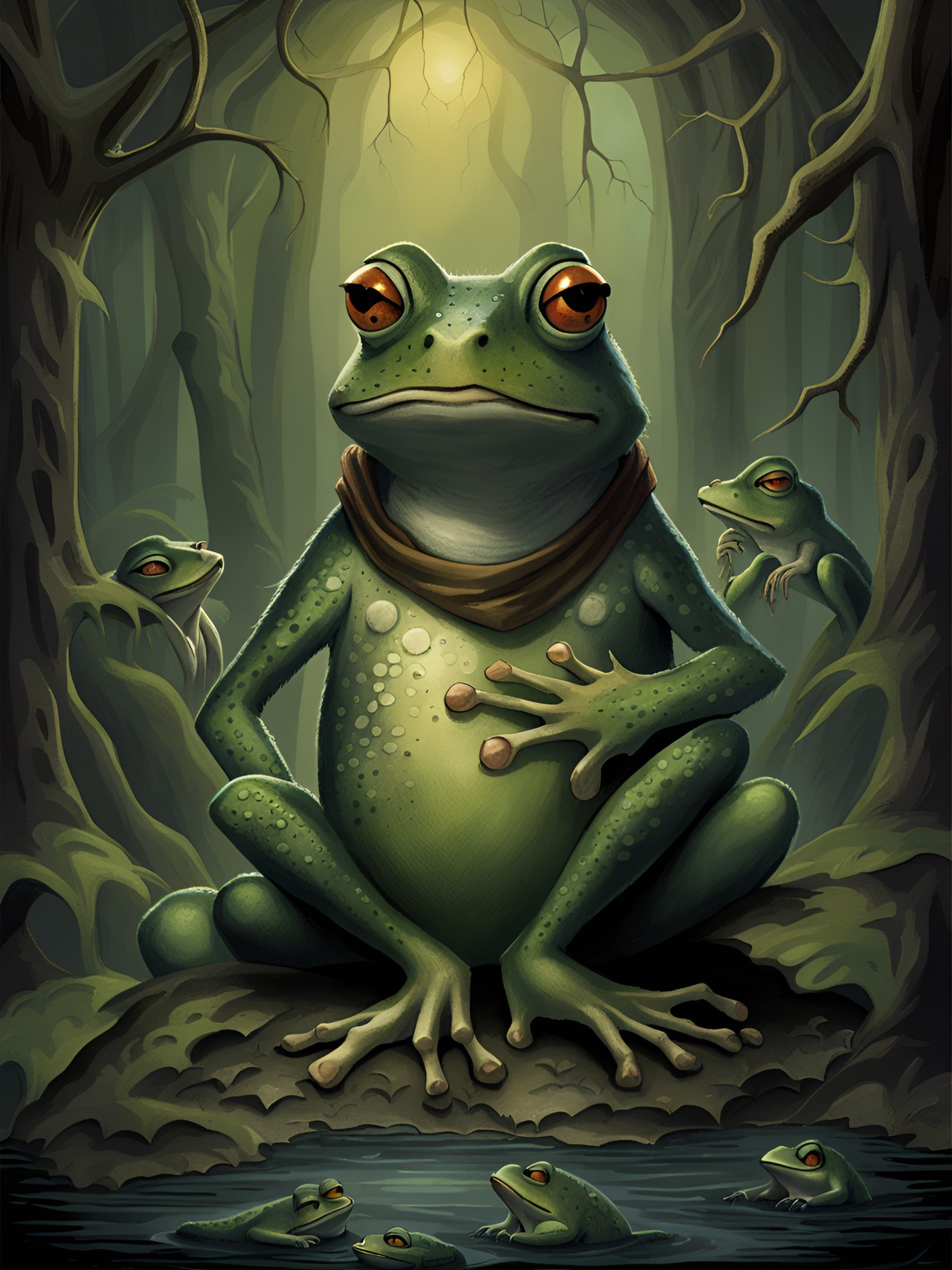 frogsday - wednesday is for frogs and wendigos. and wendigo-frogs. and frog-wendigos. preview