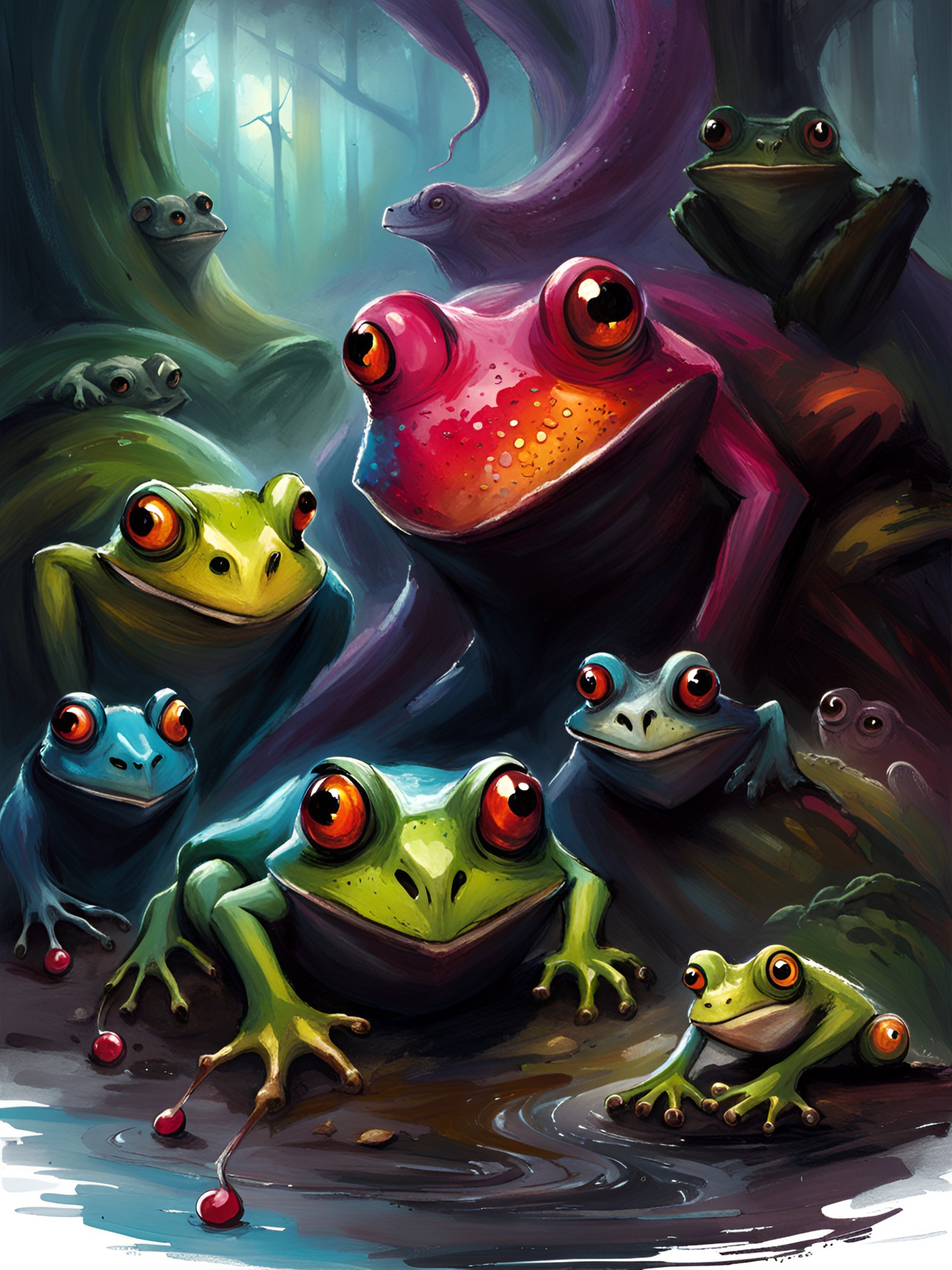 It's Wednesday again - wednesday is for frogs and wendigos. and wendigo-frogs. and frog-wendigos. preview