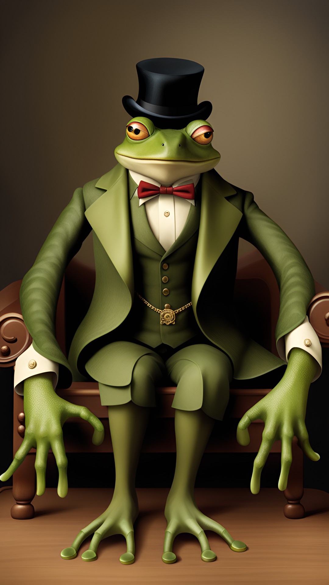 distinguished gentleman with frog arms preview