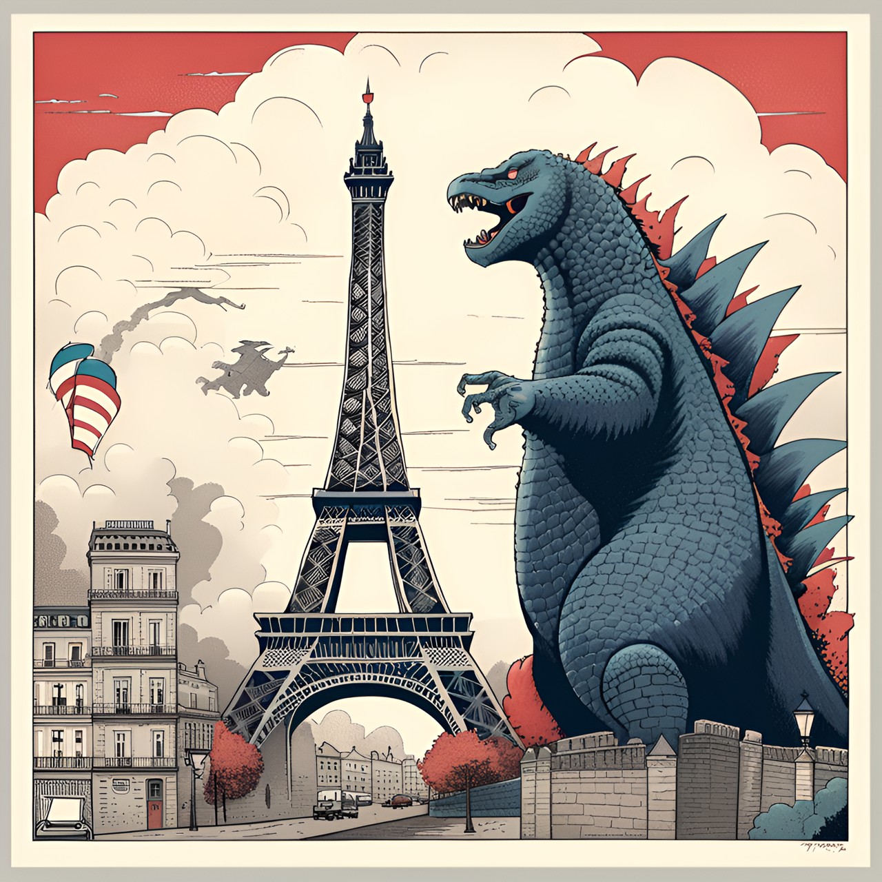 Love @ first sight - godzilla goes to paris preview