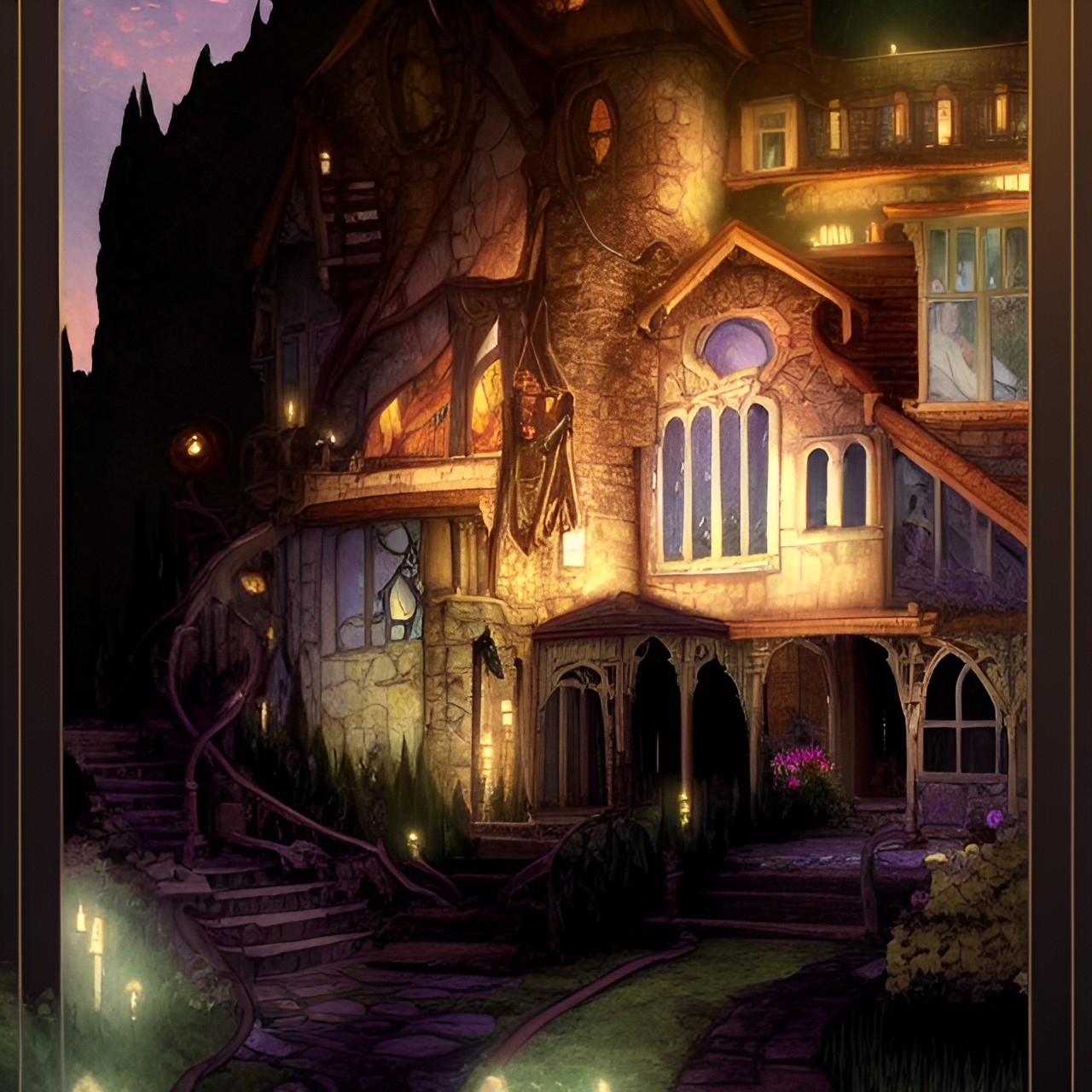 steampunk elven house, twilight preview