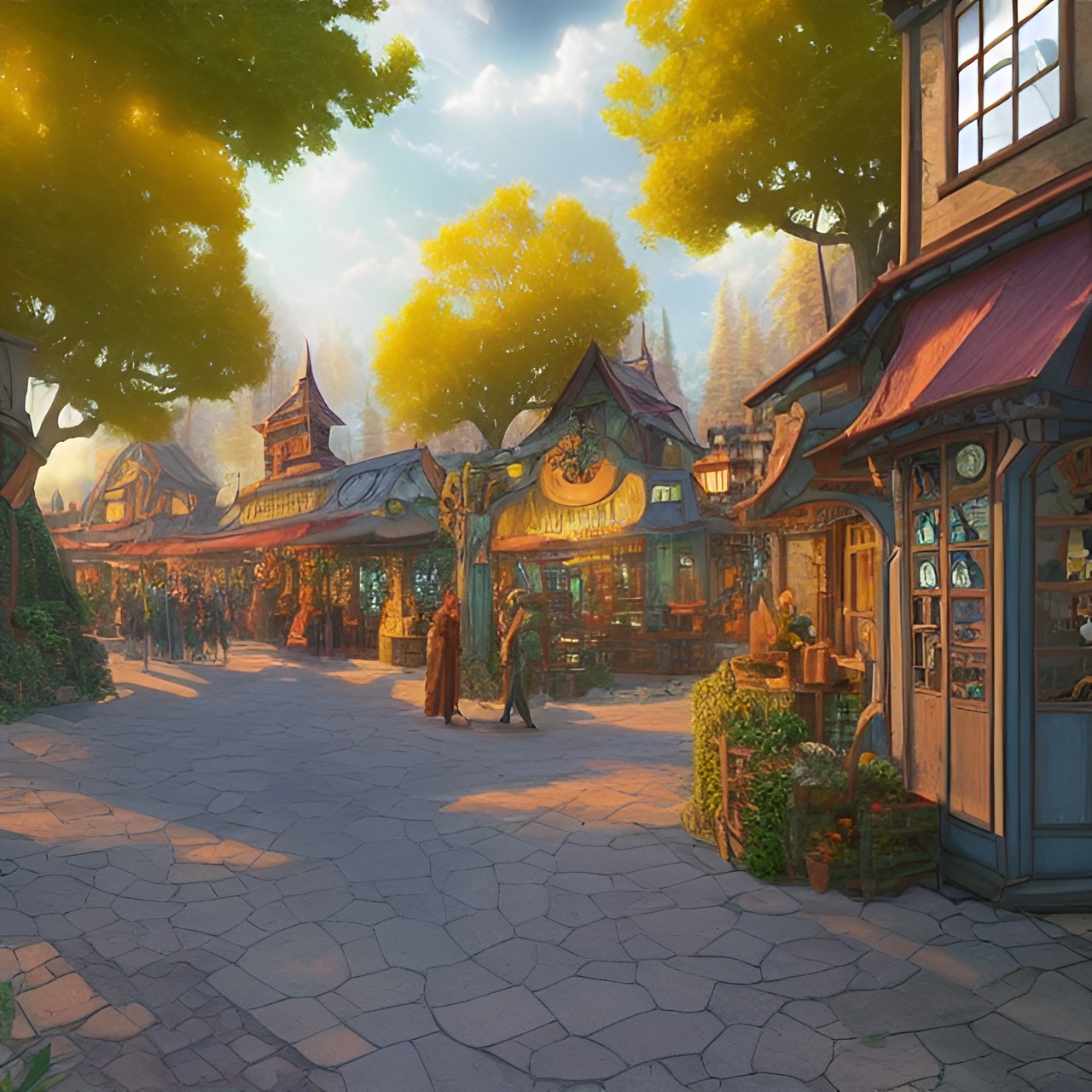 steampunk elven marketplace, twilight preview