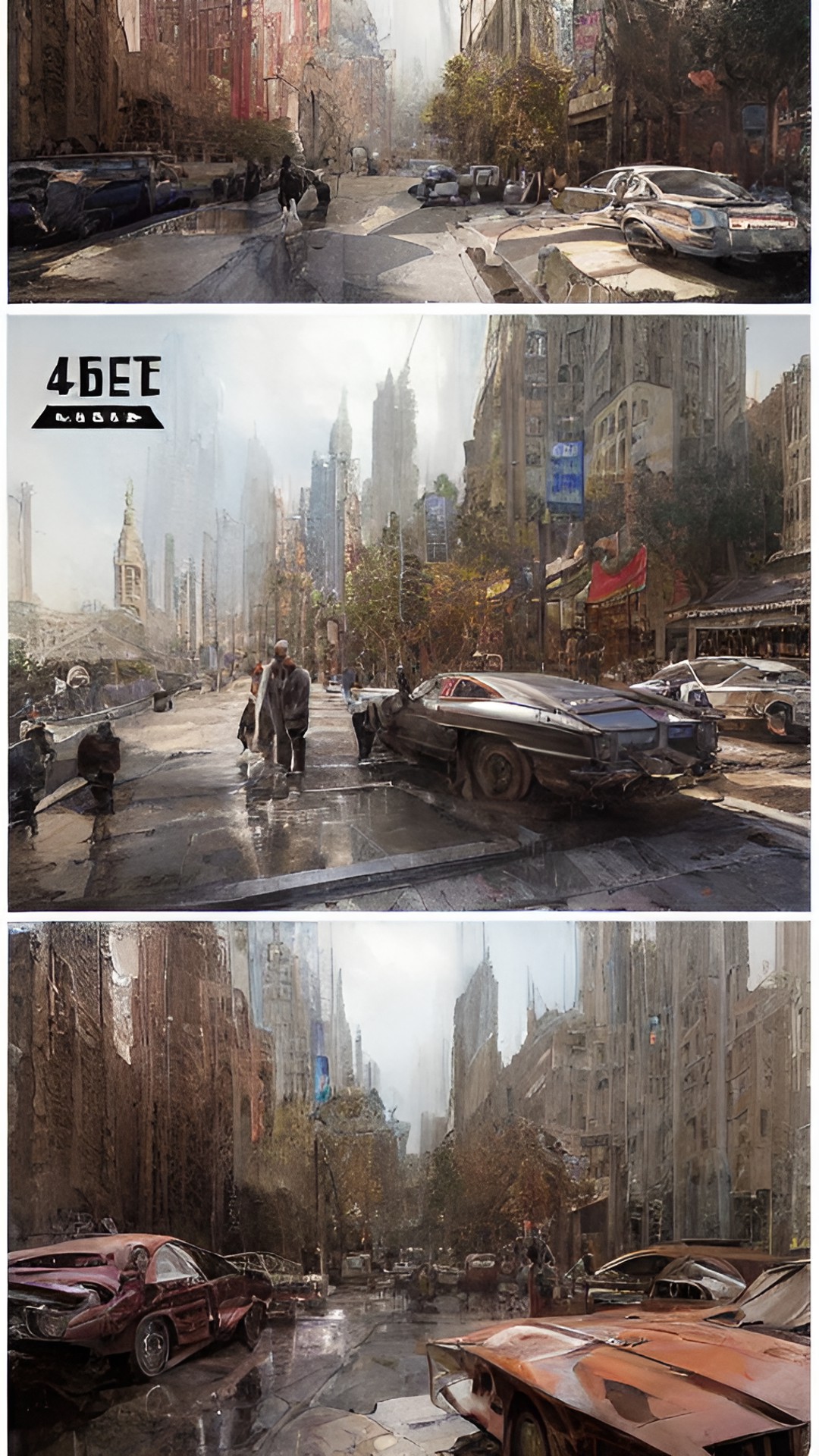 before and after, then and after, past and future, realistic, 4k preview