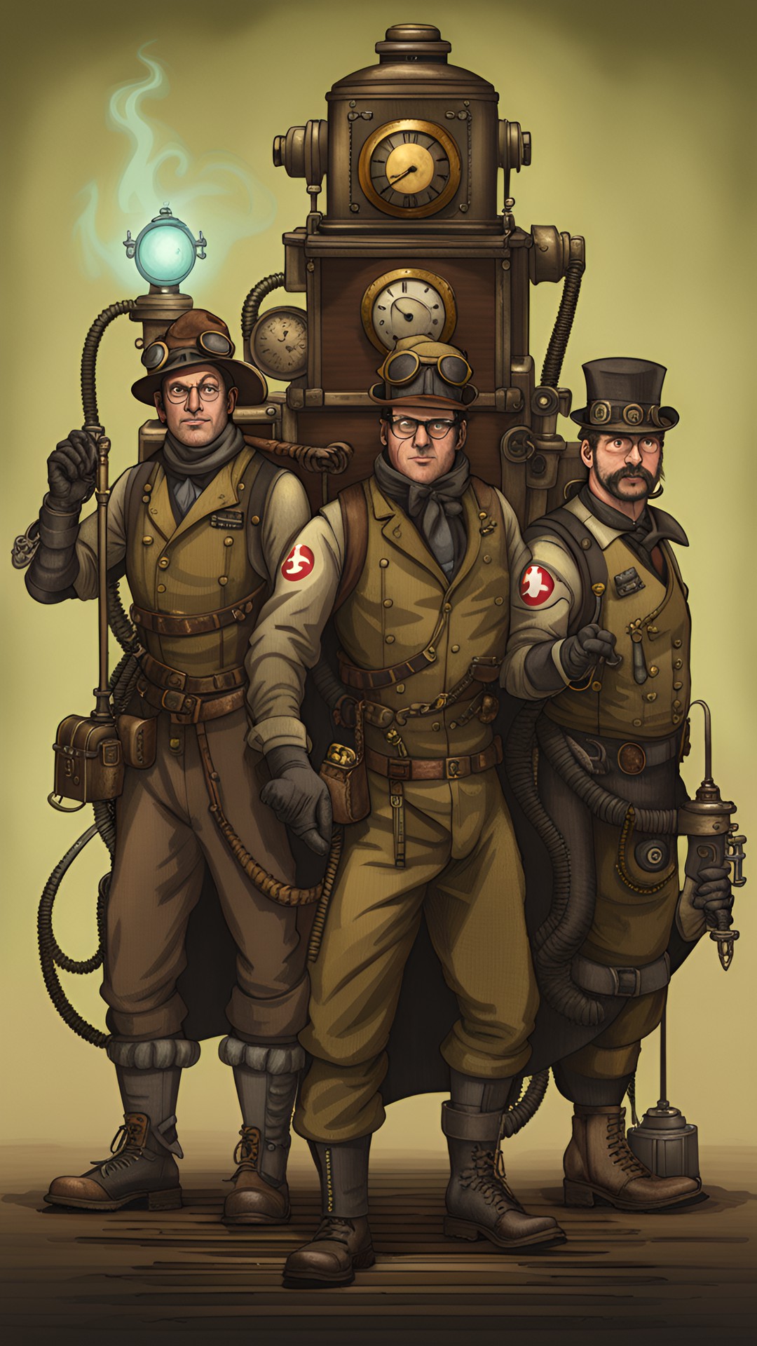 ghostbusters steampunk 1884 preview