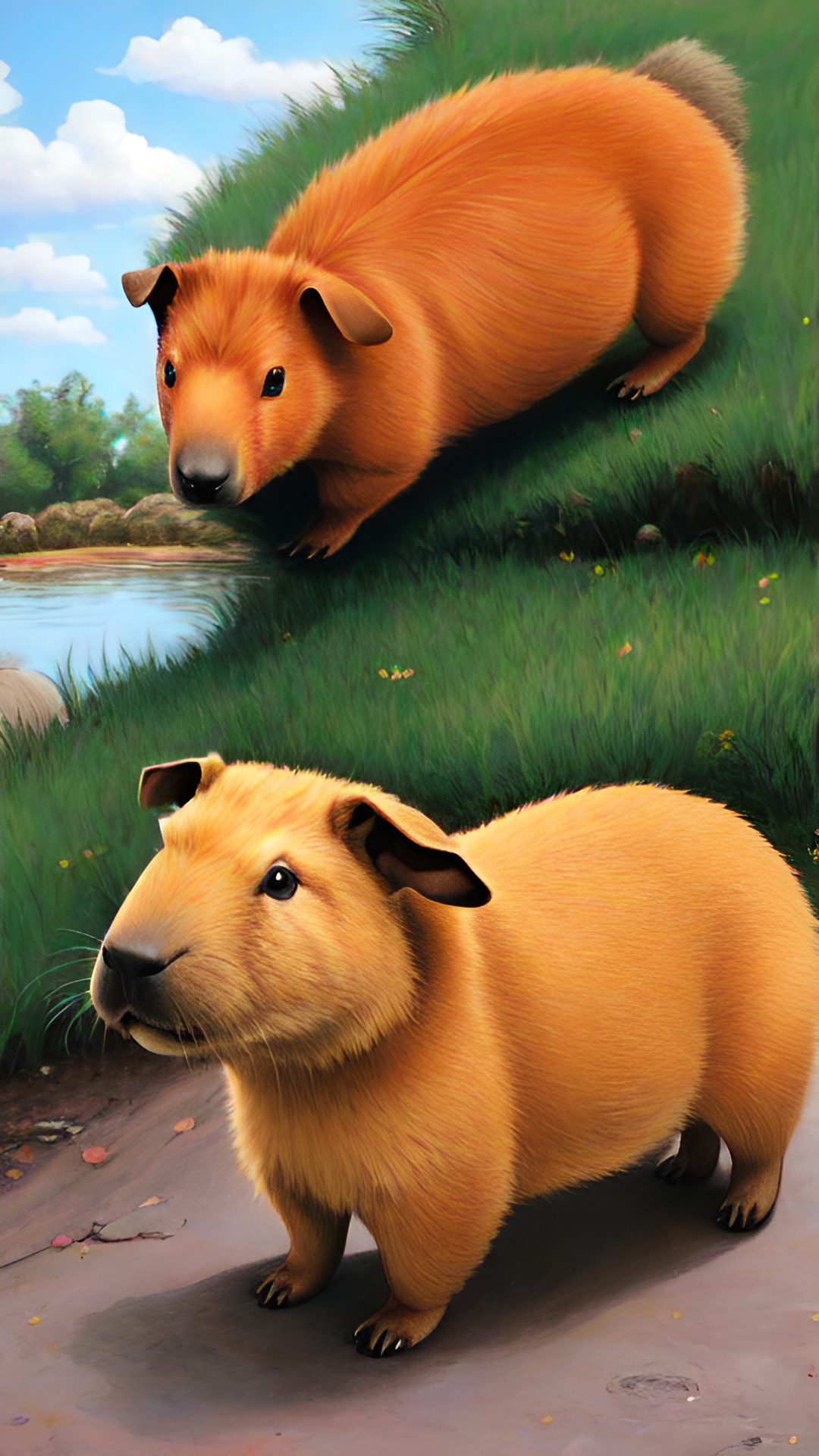 Capydog - capybara and dachshund preview