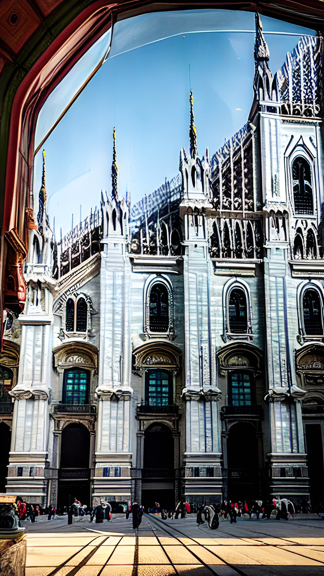 the dome of milan from the outside in medieval age preview