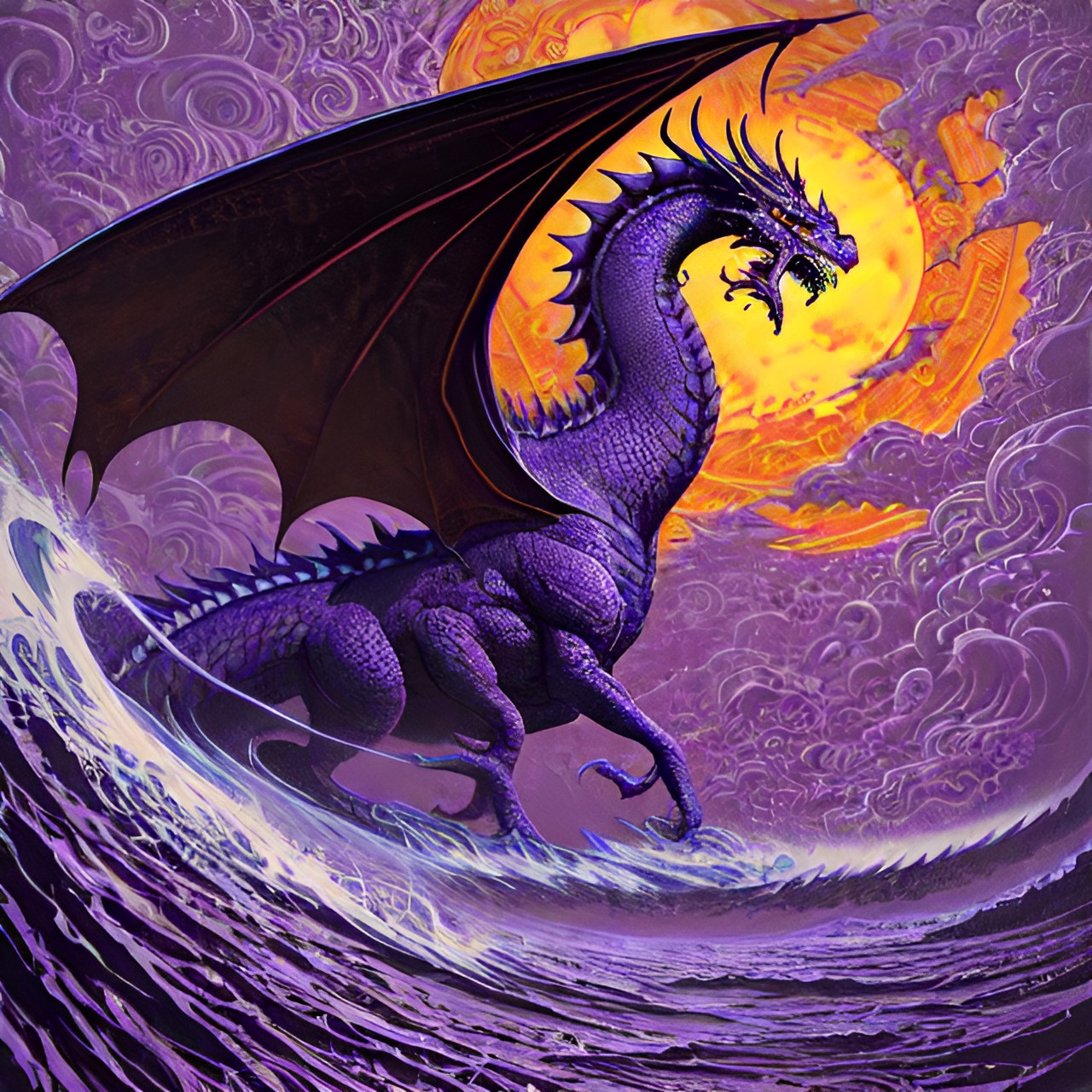 purple dragon preview