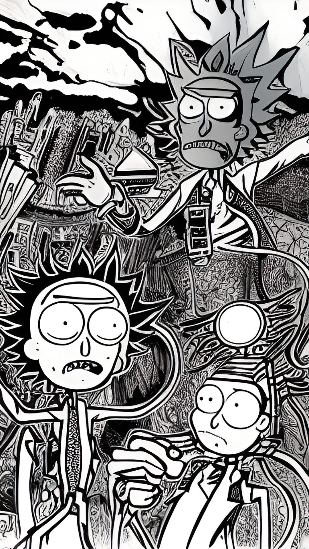 rick and morty trippy preview