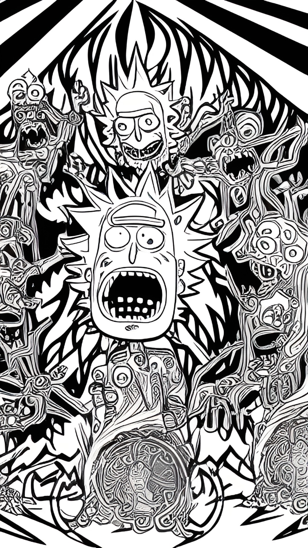 rick and morty psychedelic preview