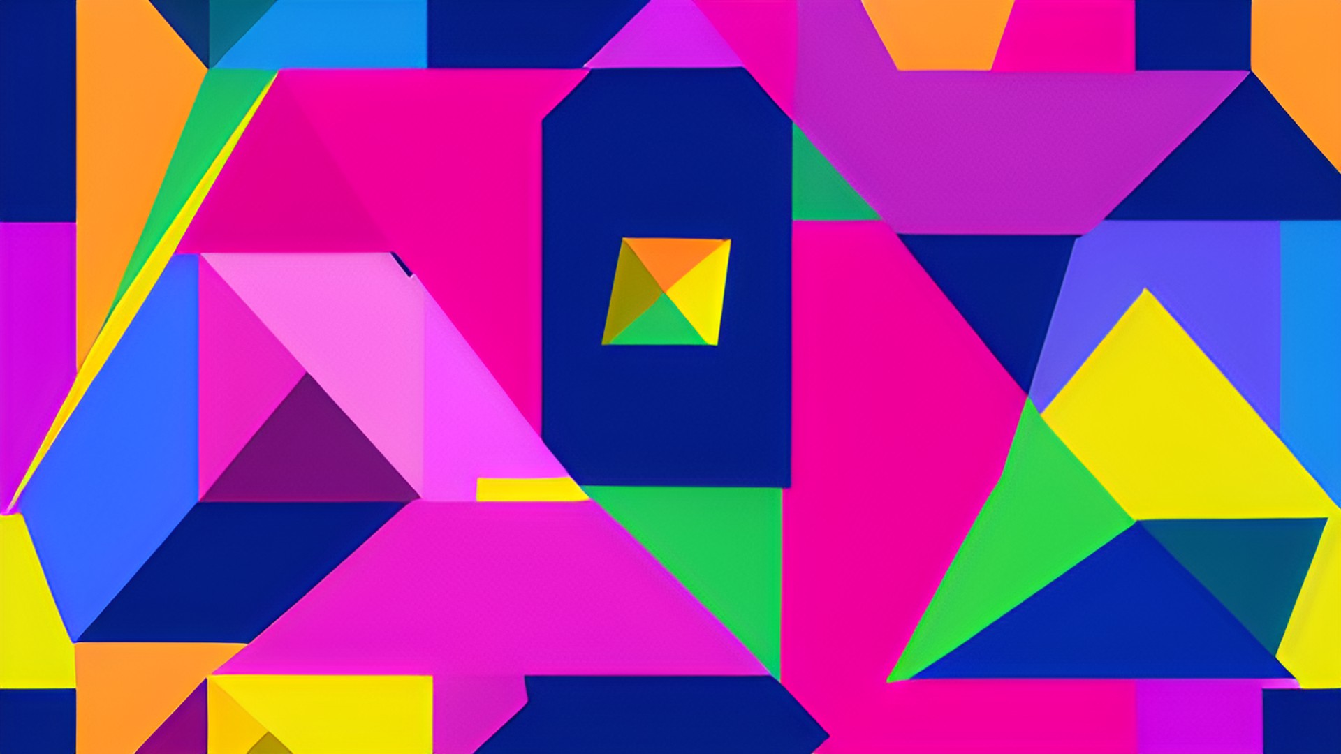 bright background with various abstract geometric shapes preview