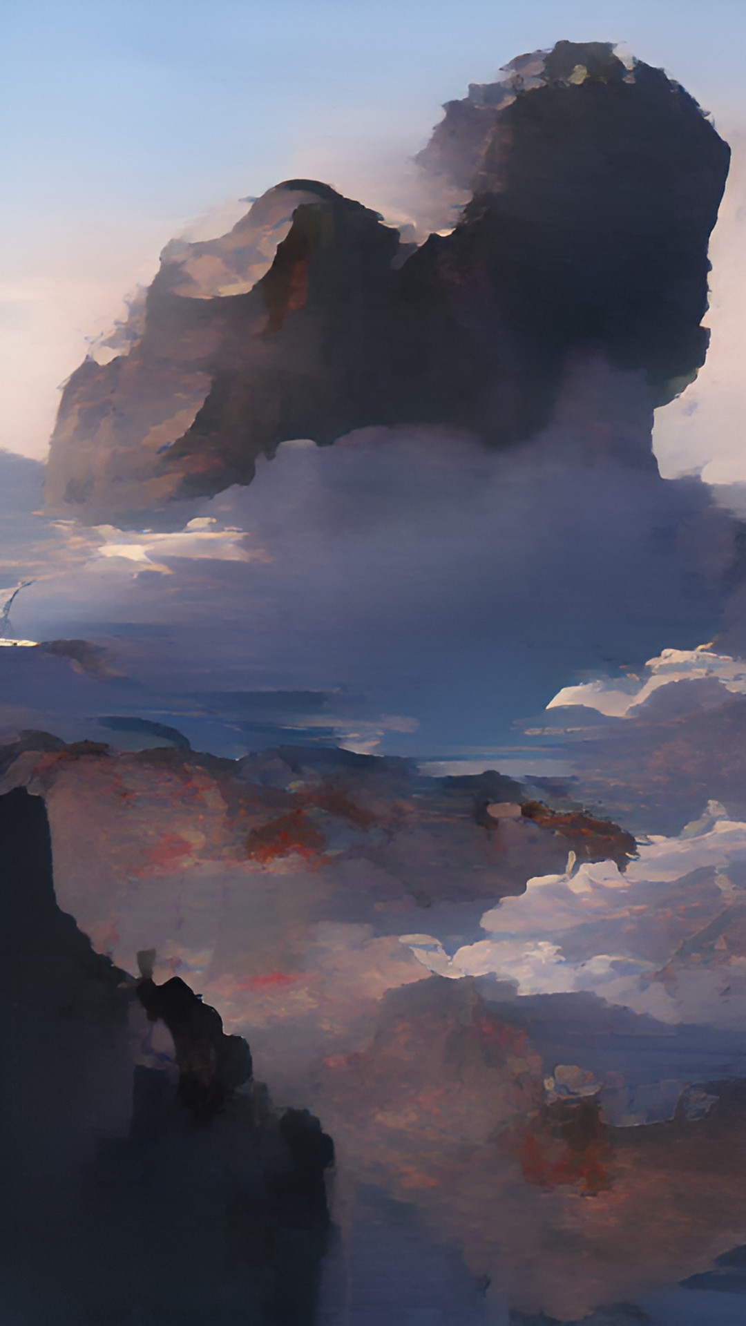 cliffs in the clouds preview