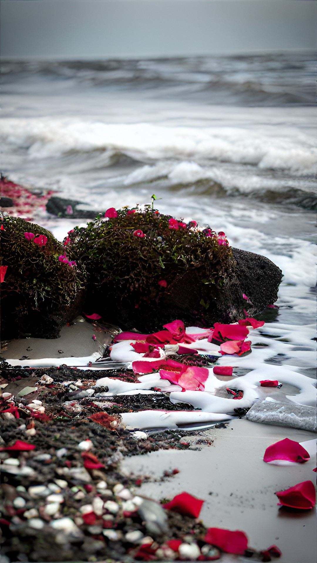 shore strewn with roses preview