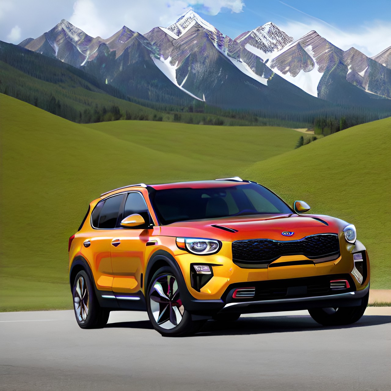 kia, sports cars, coupe, muscle car, telluride preview