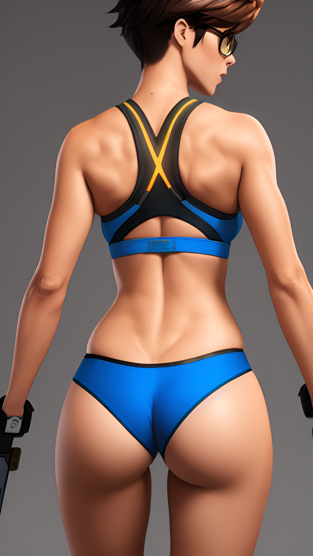 fat arse.
toned back.
tracer from overwatch preview