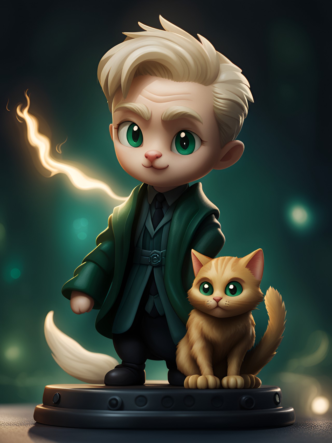 Kitty cat - draco malfoy as a cat preview