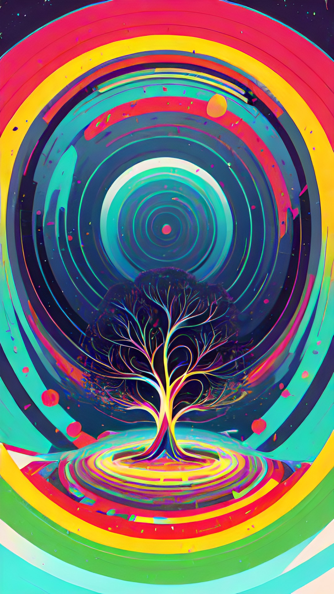 rainbow, tree, spiral preview