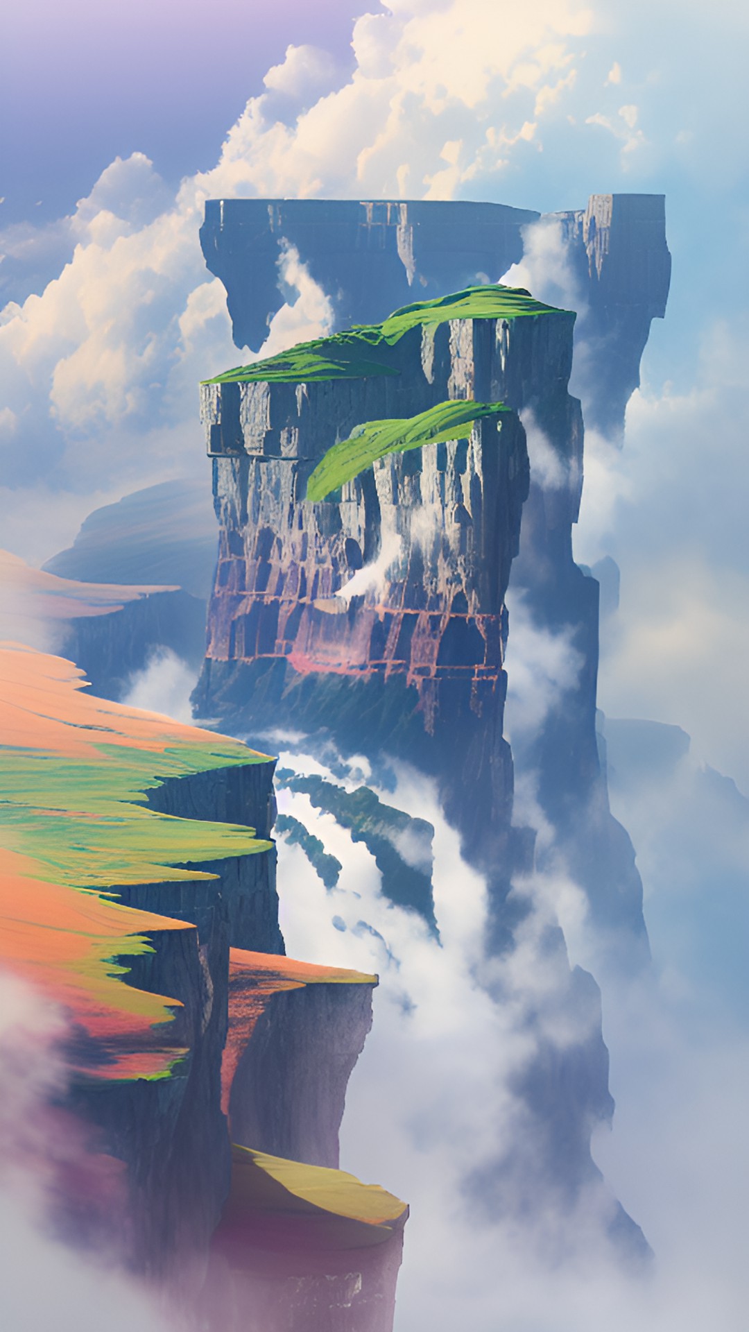 cliffs in the clouds preview